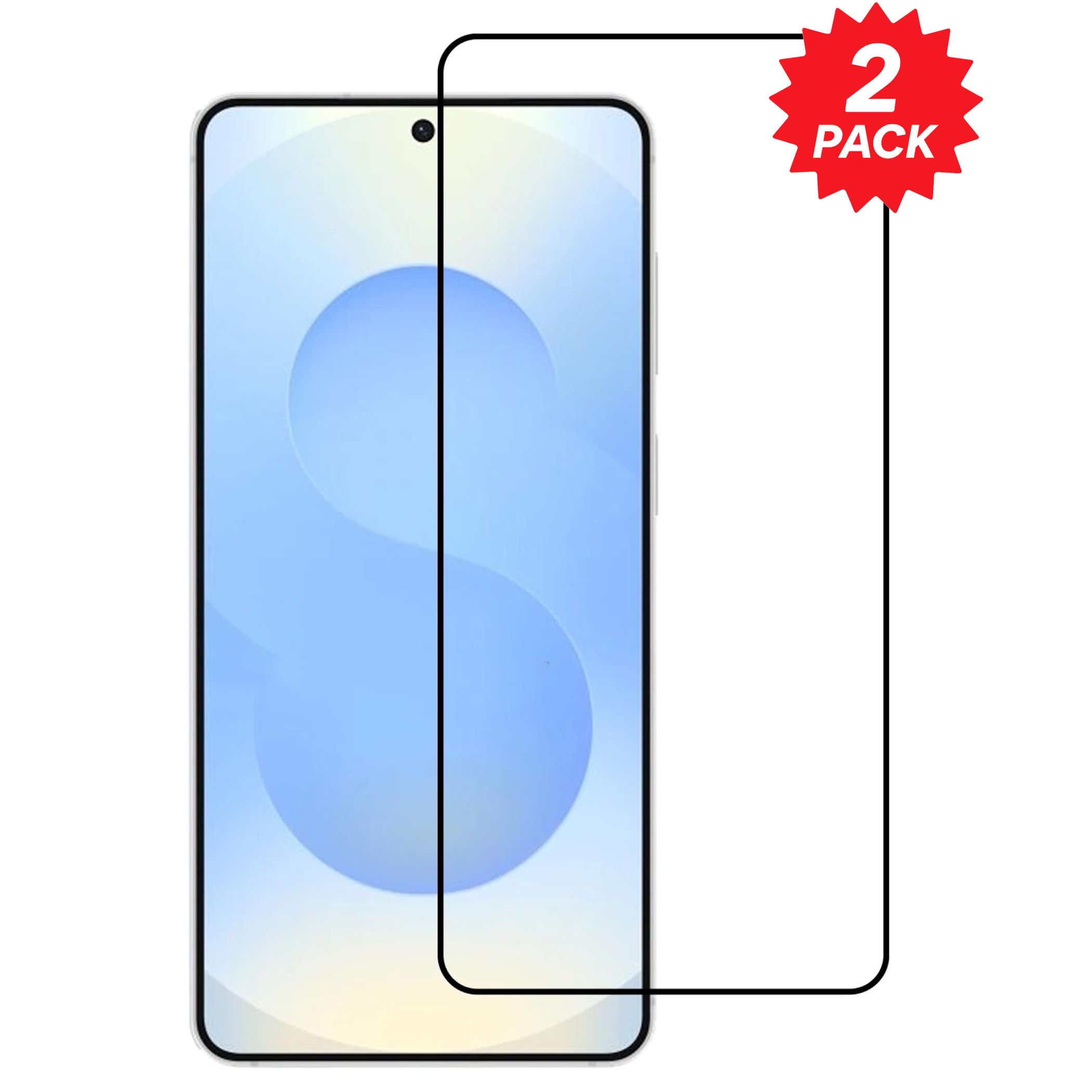 F&uuml;r Samsung Galaxy S26 Plus 5G 2x 3D Premium Full Hart Glas Schutzglas - Bild 1