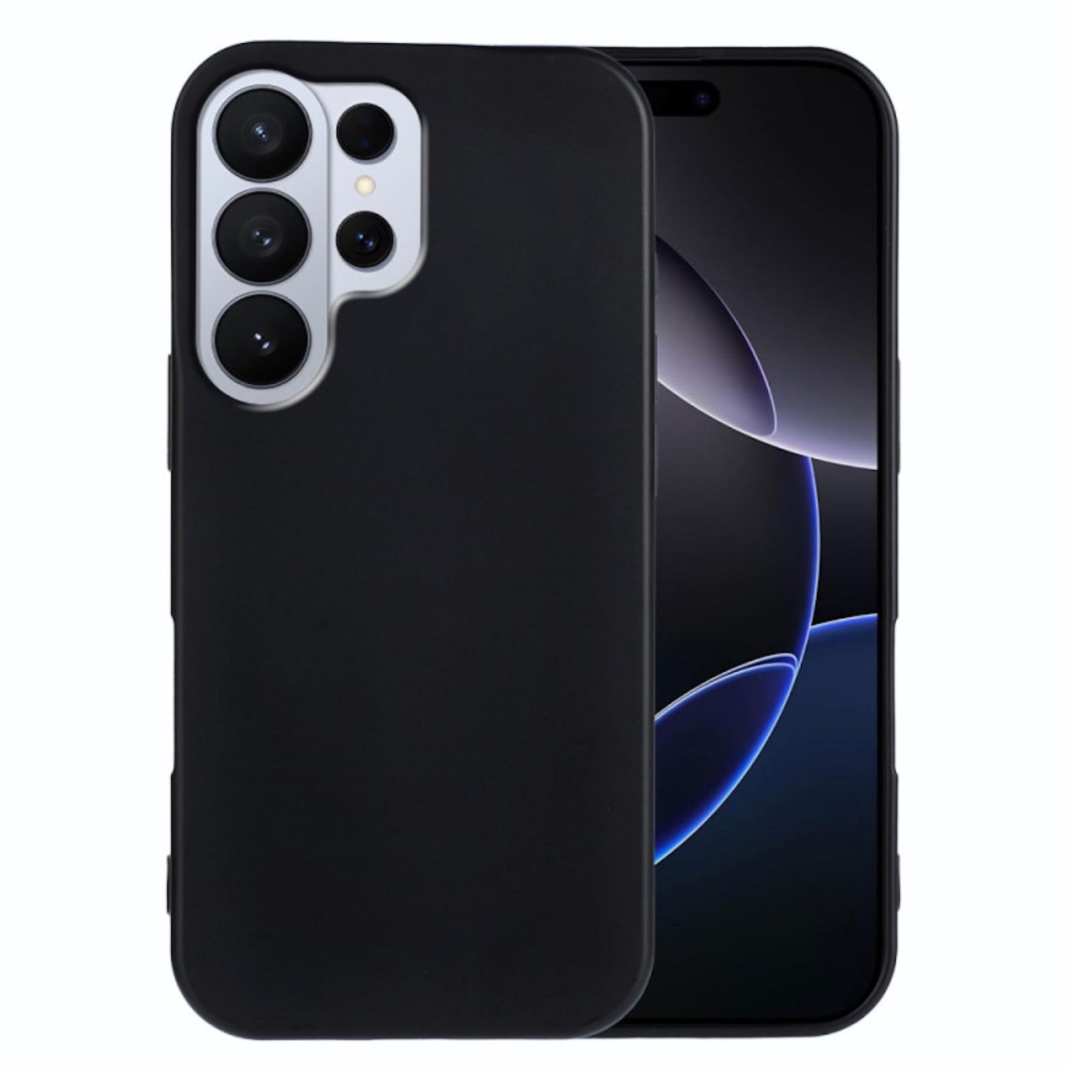 F&uuml;r Samsung Galaxy S26 Ultra TPU Silikon Schutz H&uuml;lle Flexibel Schwarz - Bild 1