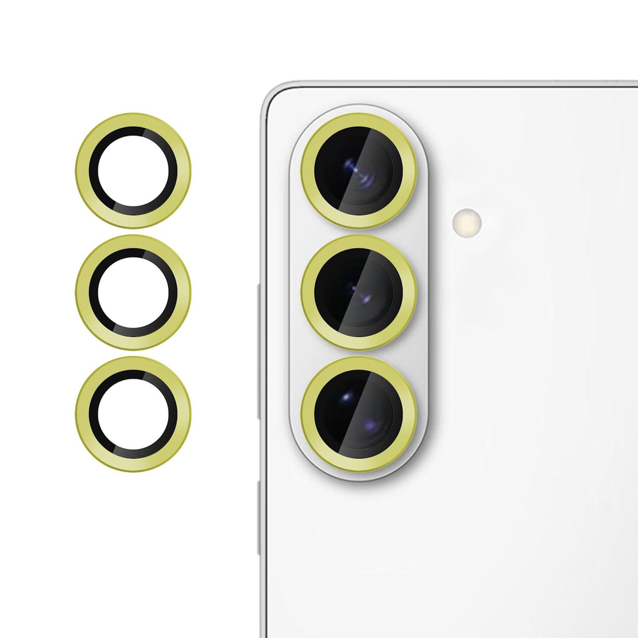 F&uuml;r Samsung Galaxy S26 5G Kalebol 9H Kamera Schutzglas D&uuml;nn Gold - Bild 1