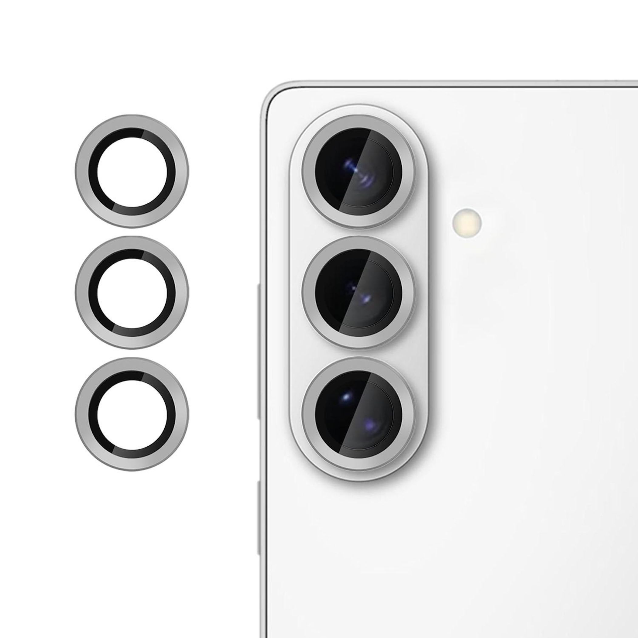 F&uuml;r Samsung Galaxy S26 5G Kalebol 9H Kamera Schutzglas D&uuml;nn Grau - Bild 1