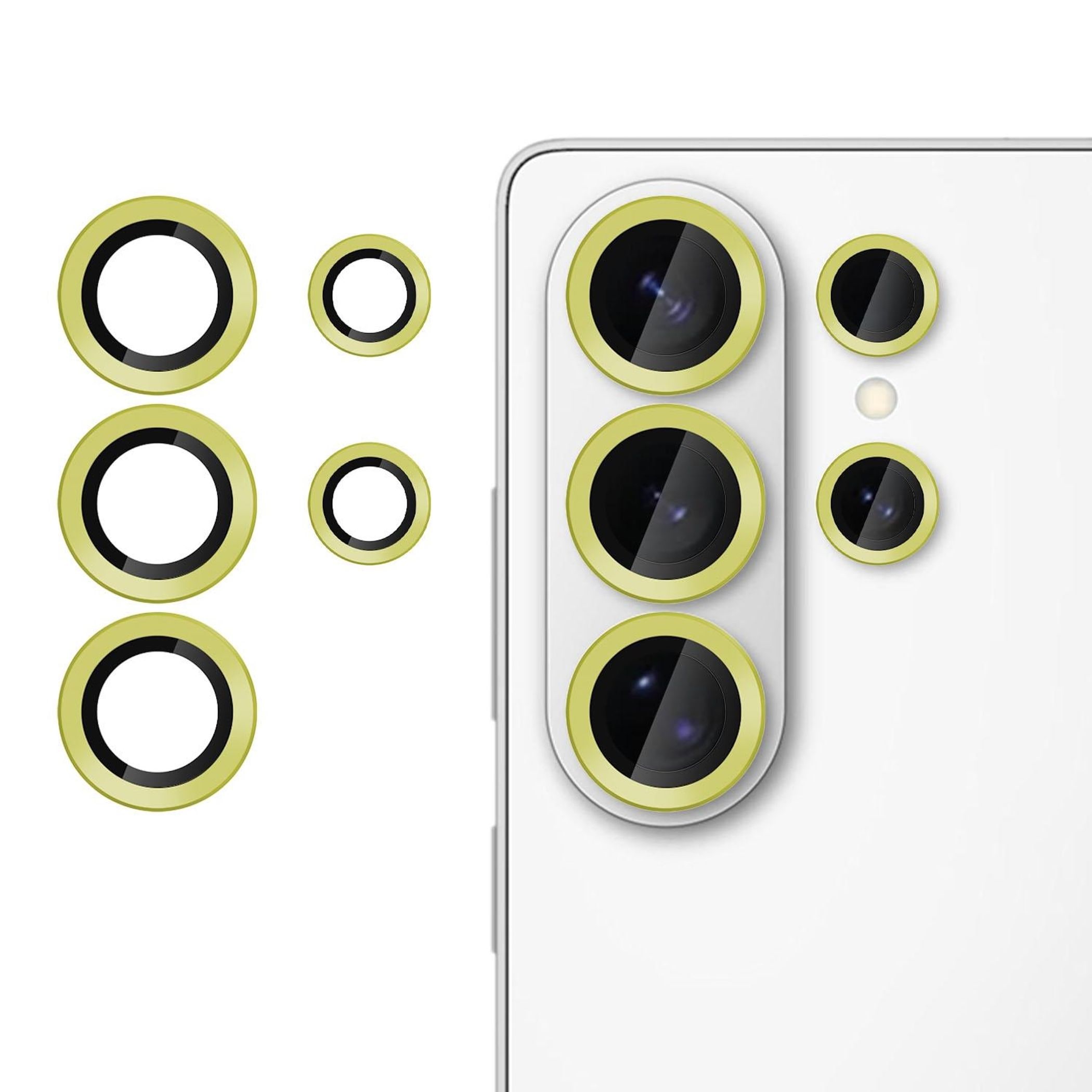 F&uuml;r Samsung Galaxy S26 Ultra Kalebol 9H Kamera Schutzglas D&uuml;nn Gold - Bild 1