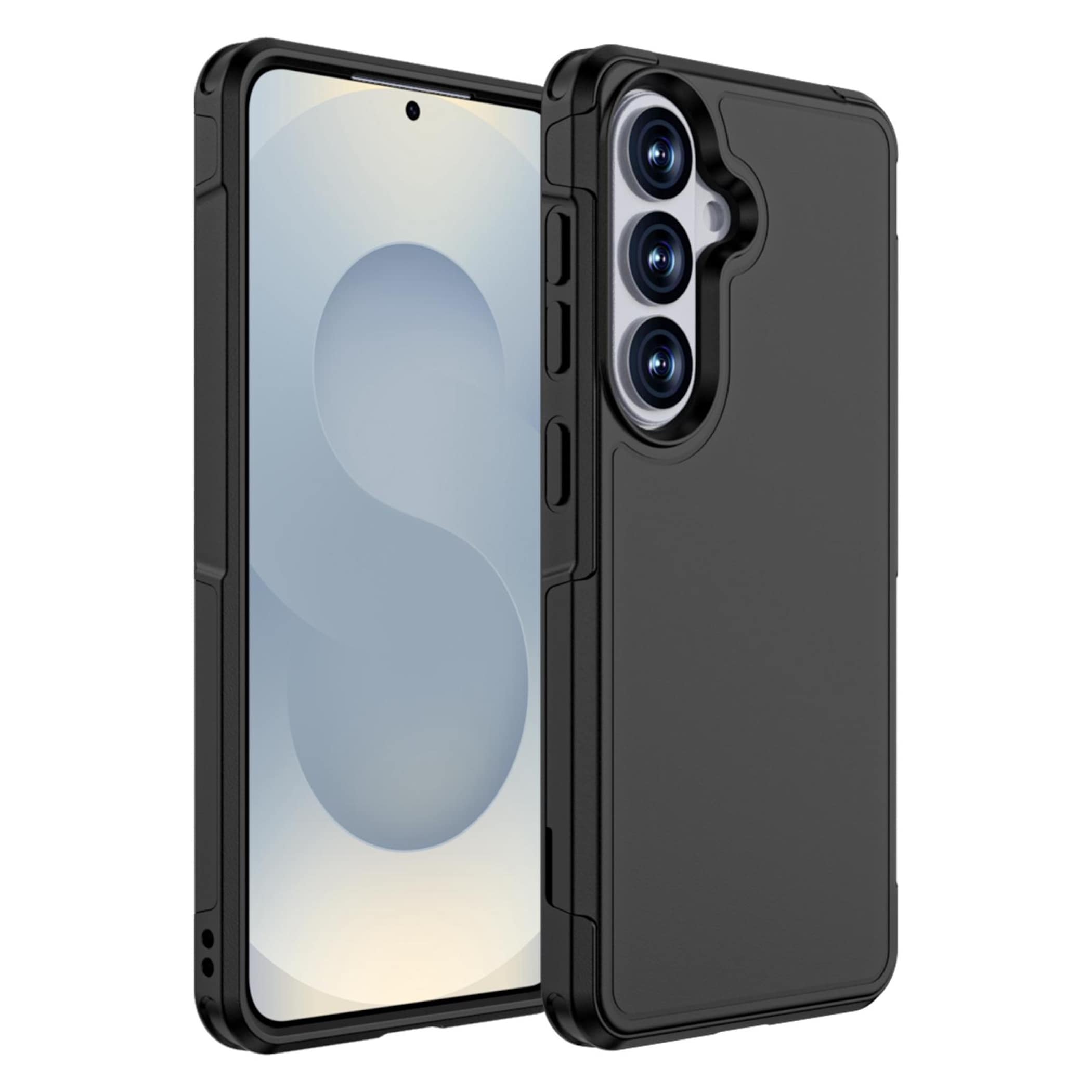 F&uuml;r Samsung Galaxy S26 5G 2teiliges RedPepper Armor H&uuml;lle Schwarz - Bild 1