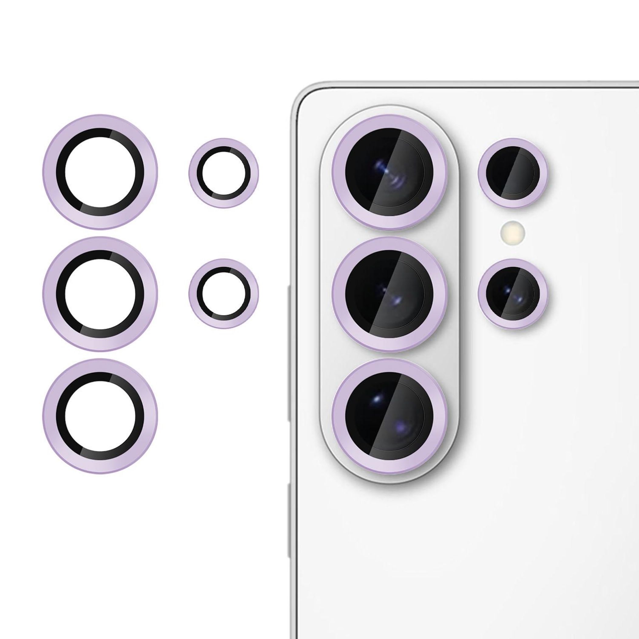 F&uuml;r Samsung Galaxy S26 Ultra Kalebol 9H Kamera Schutzglas D&uuml;nn Lila - Bild 1