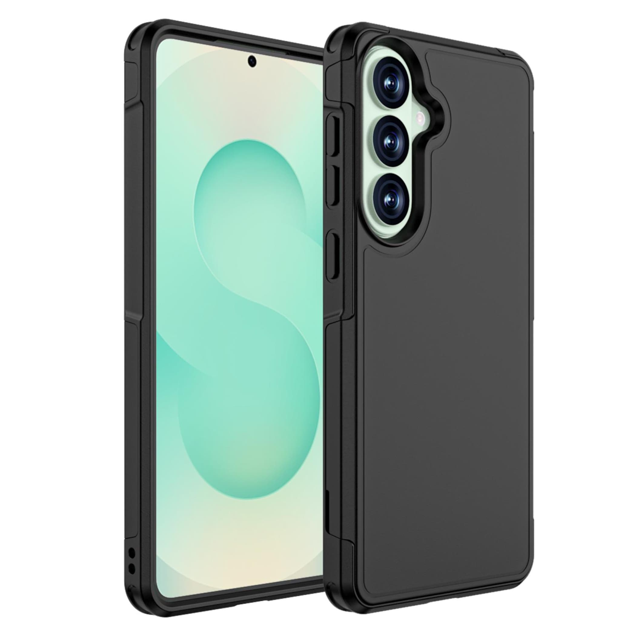 F&uuml;r Samsung Galaxy S26 Plus 5G 2teiliges RedPepper Armor H&uuml;lle Schwarz - Bild 1