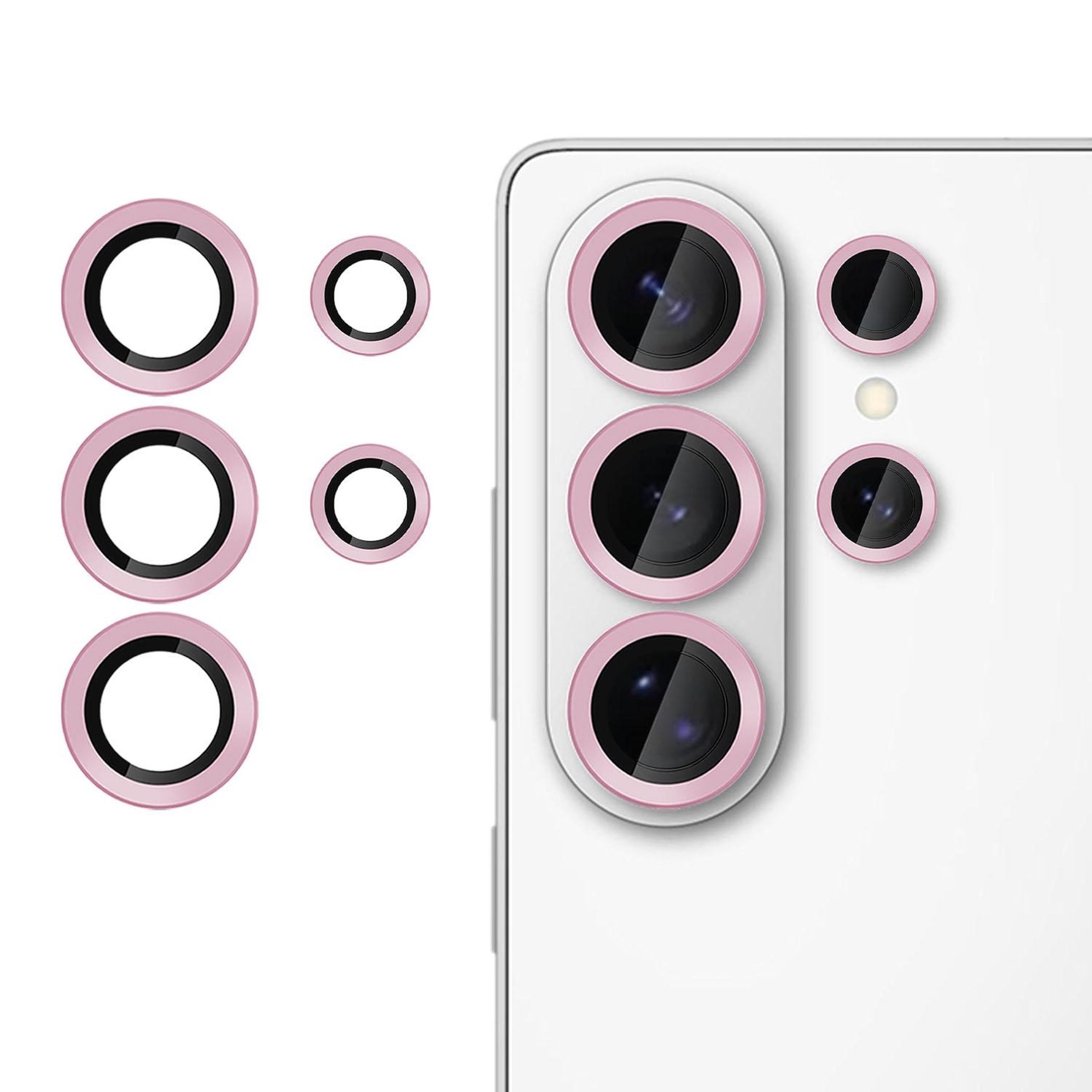 F&uuml;r Samsung Galaxy S26 Ultra Kalebol 9H Kamera Schutzglas D&uuml;nn Rosa - Bild 1