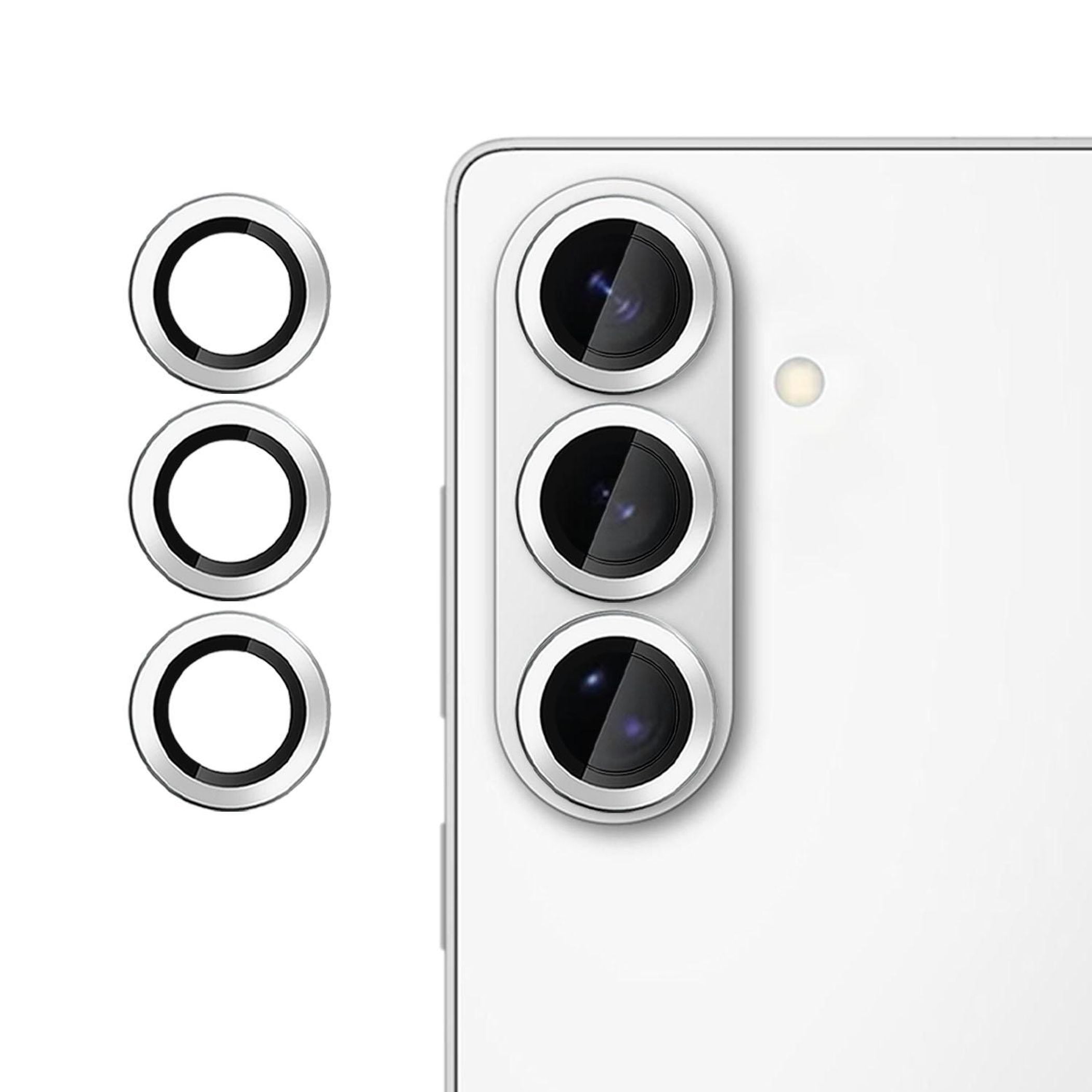 F&uuml;r Samsung Galaxy S26 Plus Kalebol 9H Kamera Schutzglas D&uuml;nn Silber - Bild 1