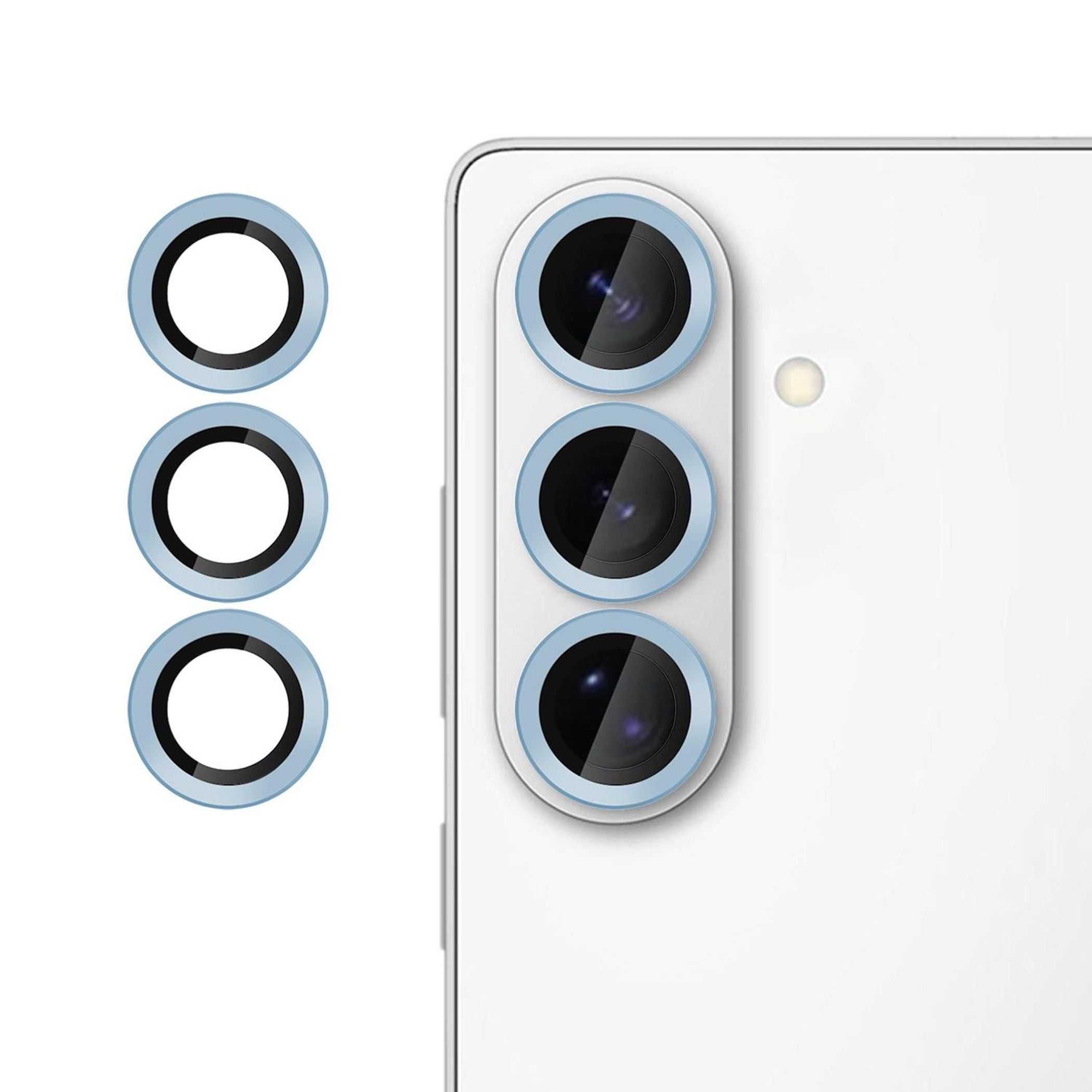 F&uuml;r Samsung Galaxy S26 Plus Kalebol 9H Kamera Schutzglas D&uuml;nn Blau - Bild 1