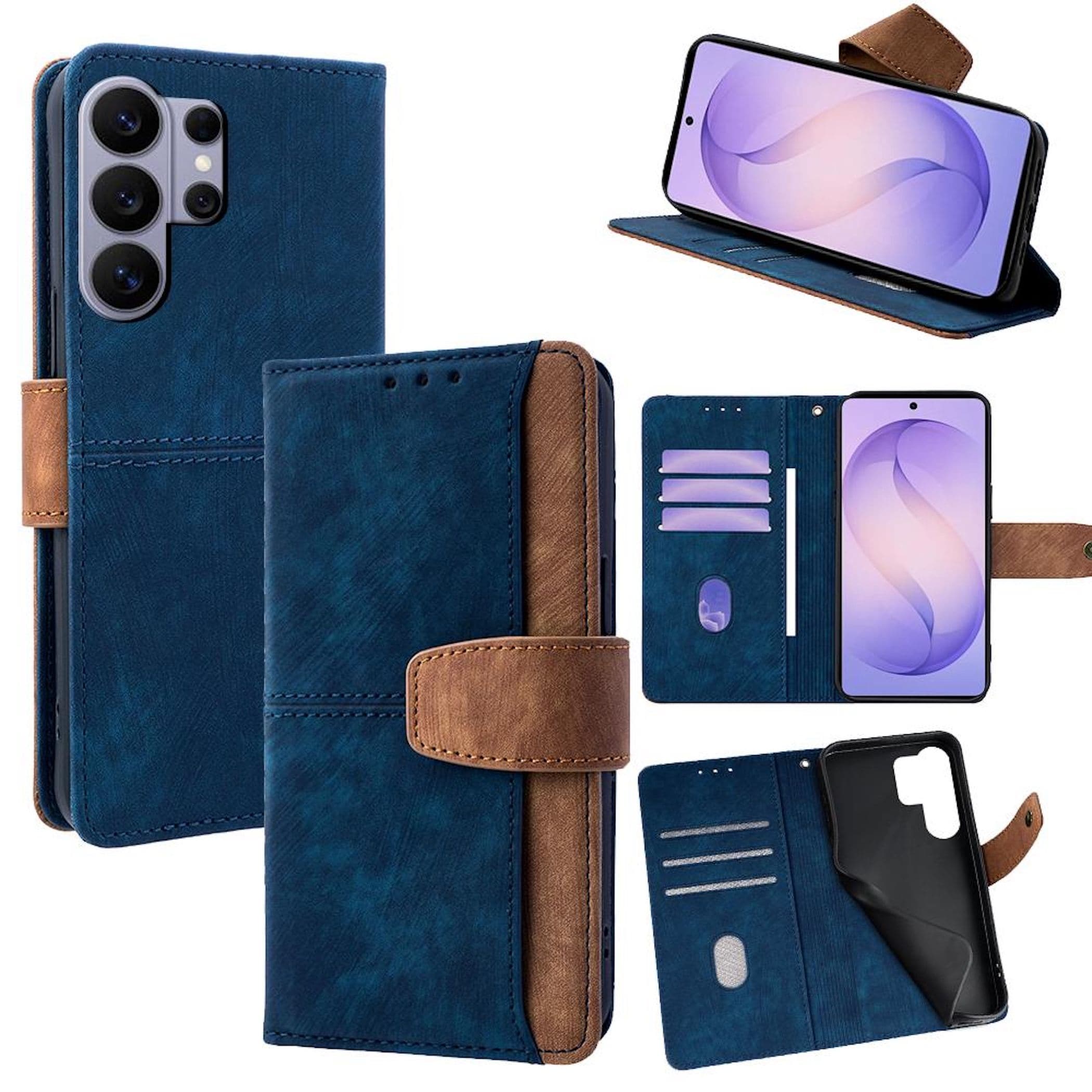 Handy H&uuml;lle Klapph&uuml;lle f&uuml;r Samsung Galaxy S26 Ultra RFID Schutz mit Kartenfach - Bild 1