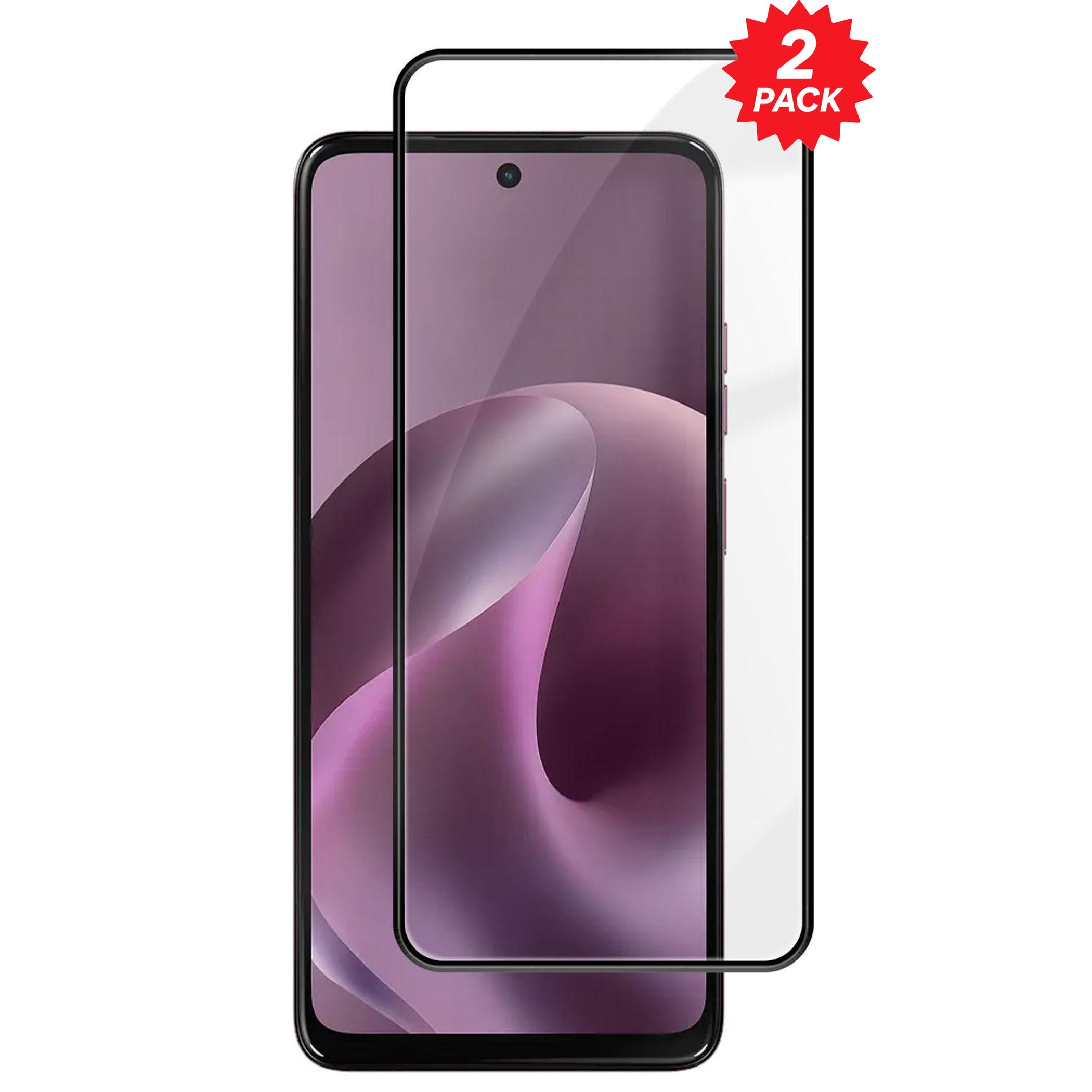 2x Full Cover Schutzglas f&uuml;r Motorola Moto G17 / G15 / Power Displayschutz 9H - Bild 1