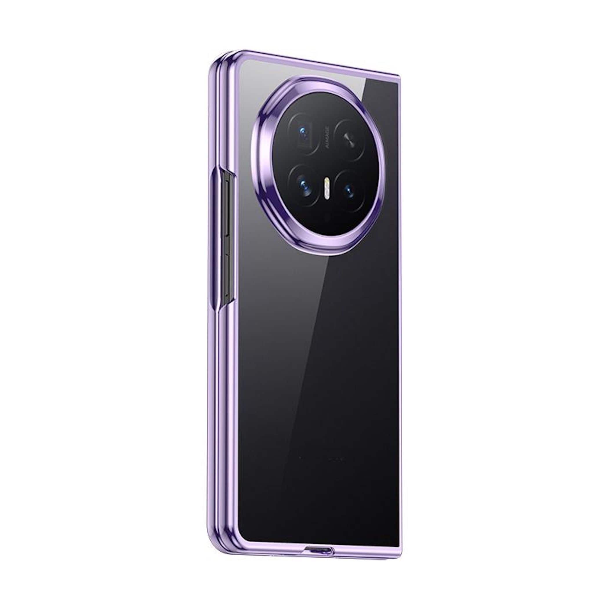 Kunststoff Handyh&uuml;lle f&uuml;r Honor Magic V6 Sto&szlig;fest 6D Electroplated Cover Lila - Bild 1