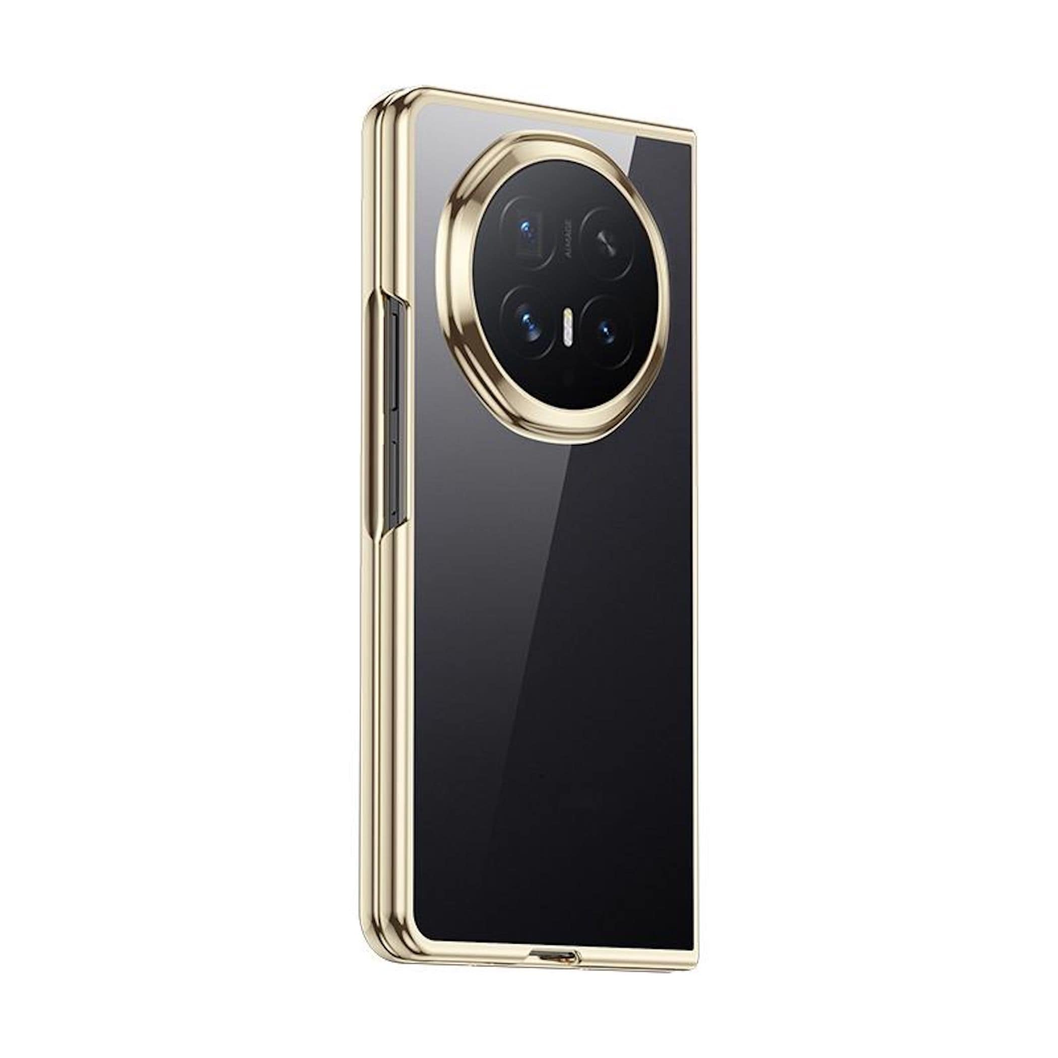 Kunststoff f&uuml;r Honor Magic V6 Sto&szlig;fest 6D Electroplated Gold - Bild 1