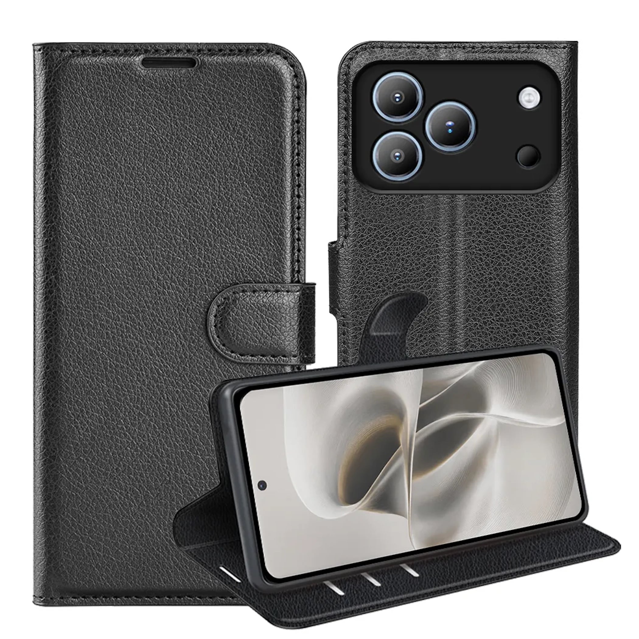 Klapph&uuml;lle f&uuml;r Blackview WAVE 7C Kunstleder Wallet Schutz Tasche - Bild 1