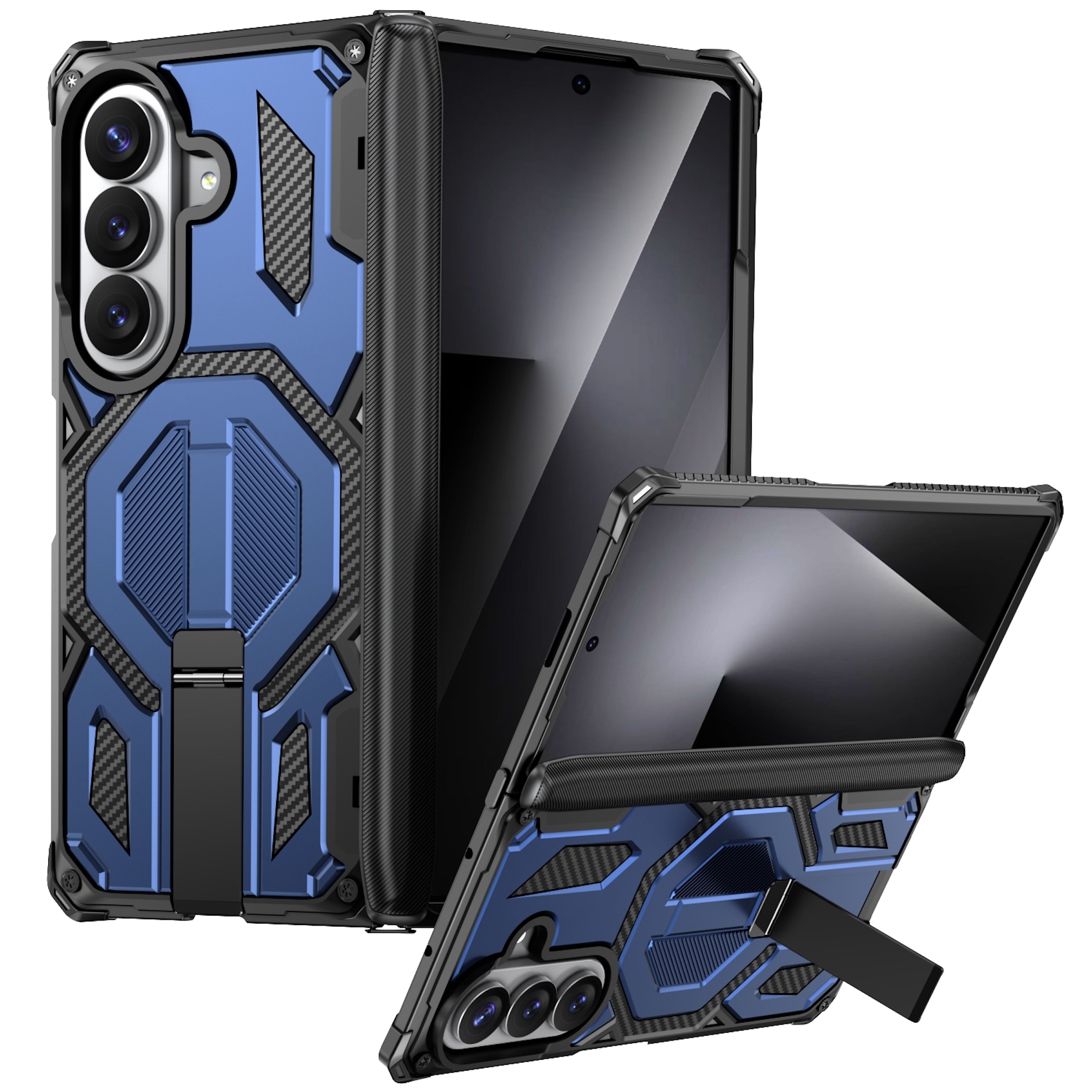 Handyh&uuml;lle Klapph&uuml;lle Kickstand f&uuml;r Samsung Galaxy Z Fold8 Ultra / 7 5G Fold8 5G - Bild 1