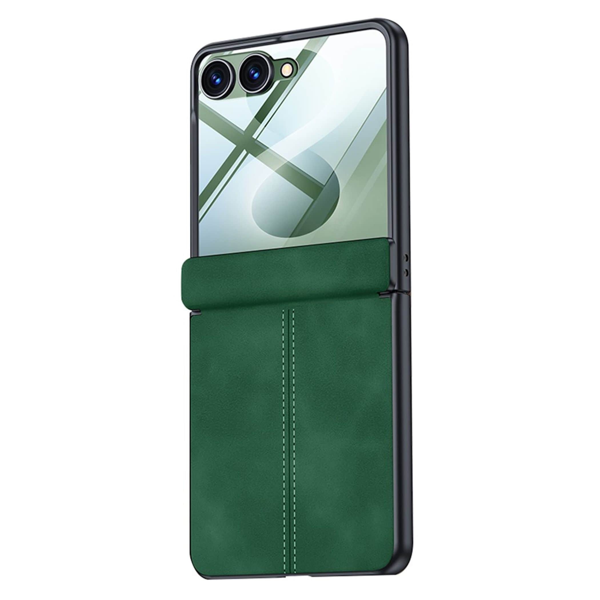 Handyh&uuml;lle + 9H Schutzglas f&uuml;r Samsung Galaxy Z Flip8 Scharnier Schutz - Bild 1