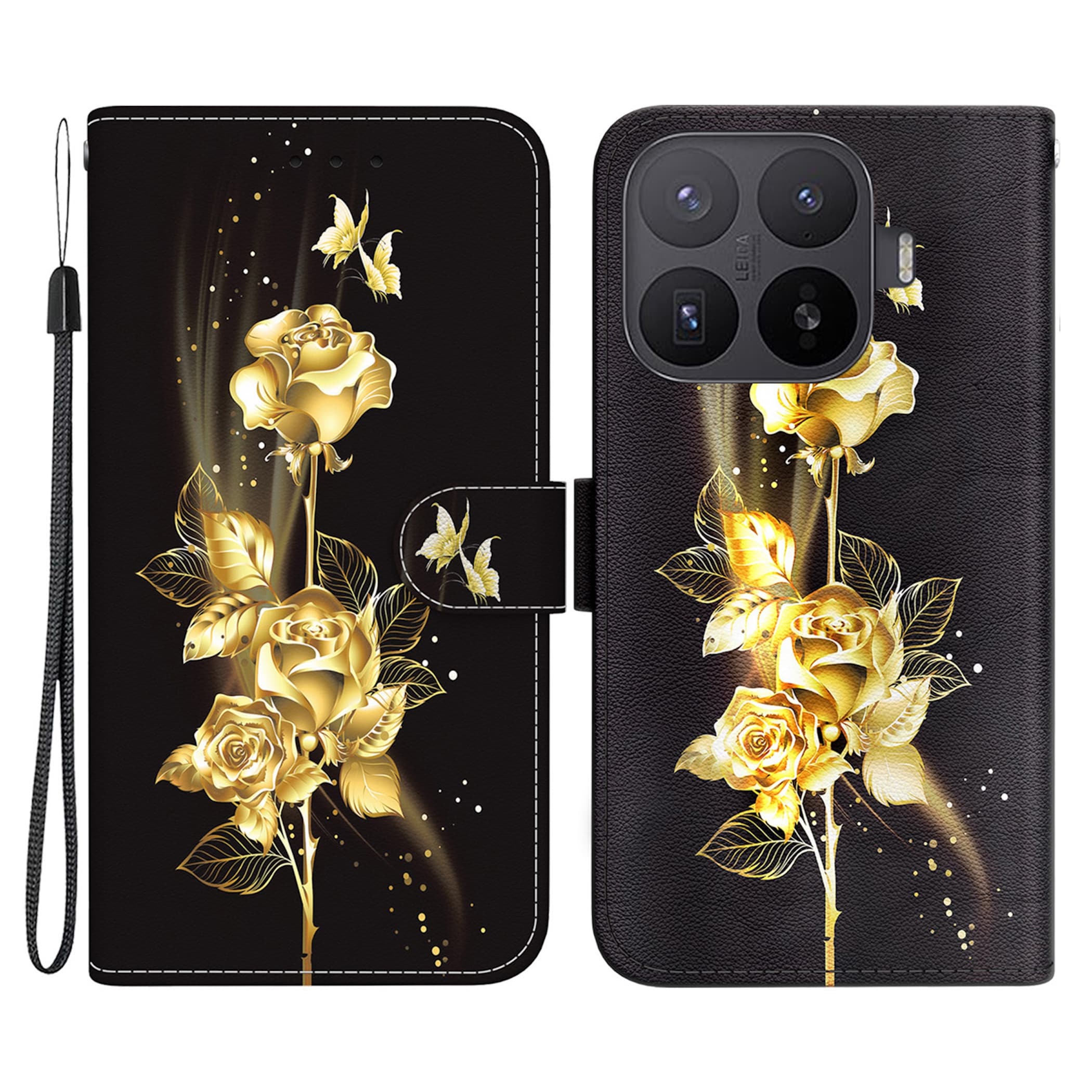 Handyh&uuml;lle Booktasche Kunstleder Xiaomi 17T Pro Klapph&uuml;lle Kartenfach Motiv 6 - Bild 1