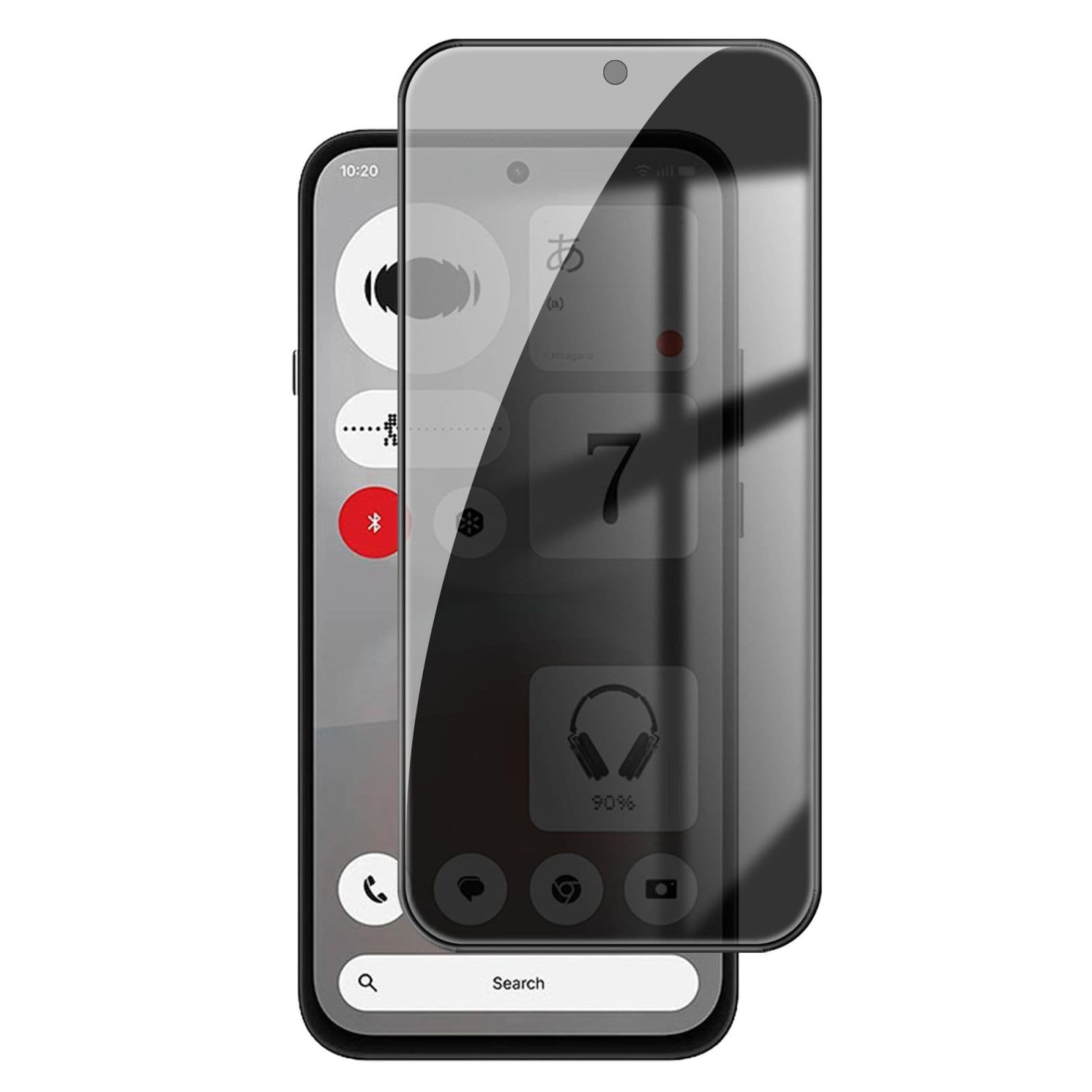 1x Privacy Schutzglas f&uuml;r Nothing Phone 4b Displayschutz 9H Blickschutz Glas - Bild 1