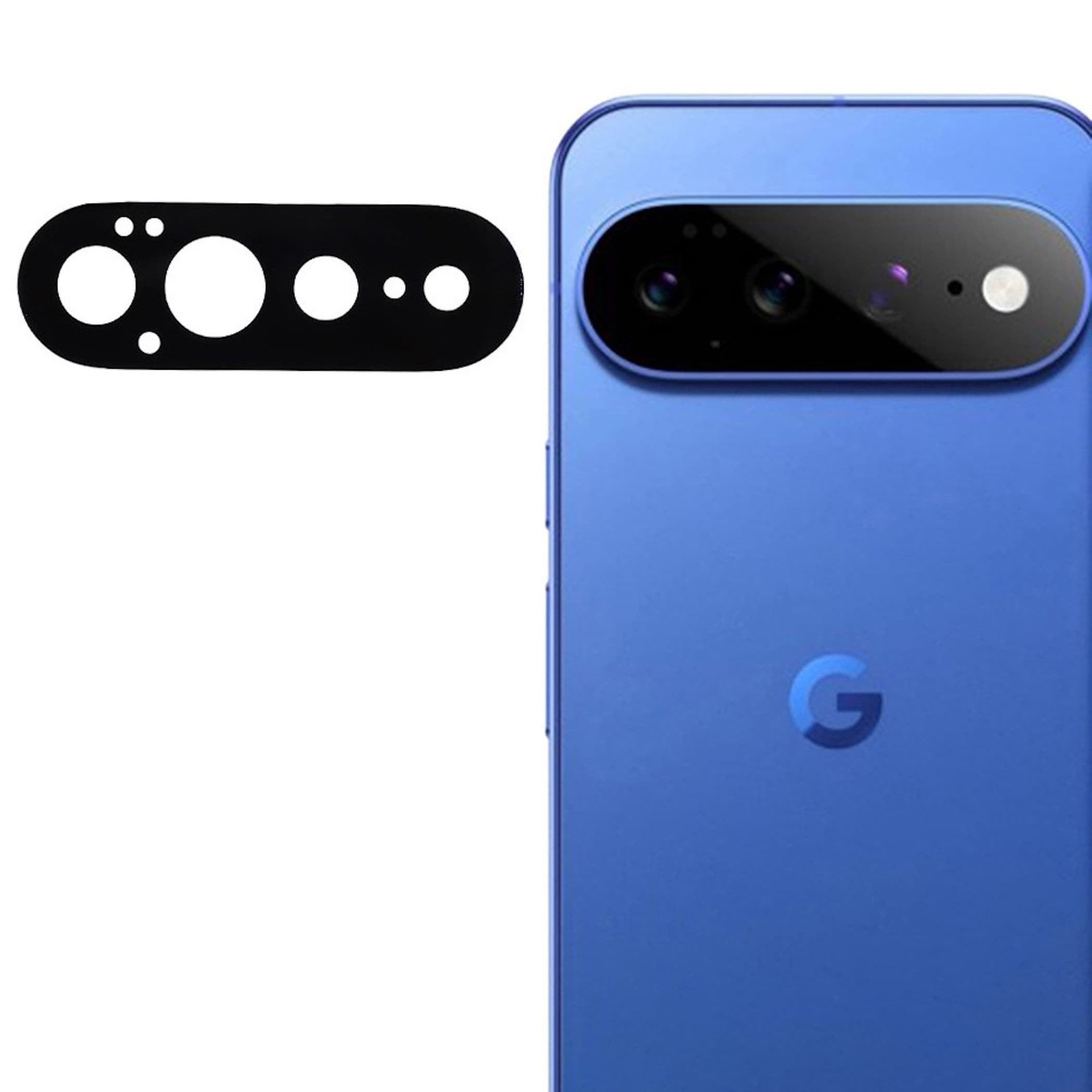 Kamera Schutzglas Linsenschutz f&uuml;r Google Pixel 11 Pro XL Komplettschutz Schwarz - Bild 1