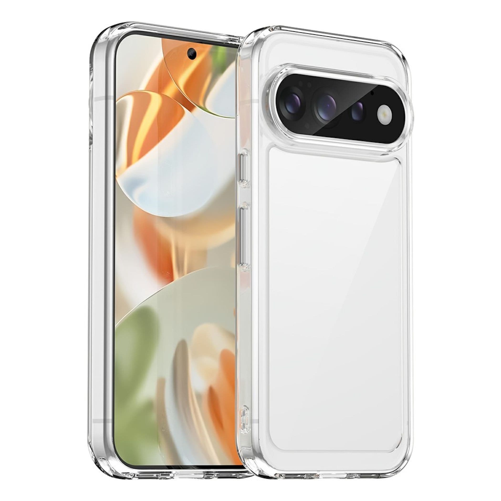 Handyh&uuml;lle Sto&szlig;fest f&uuml;r Google Pixel 11 / Pixel 11 Pro TPU Acryl Transparent - Bild 1