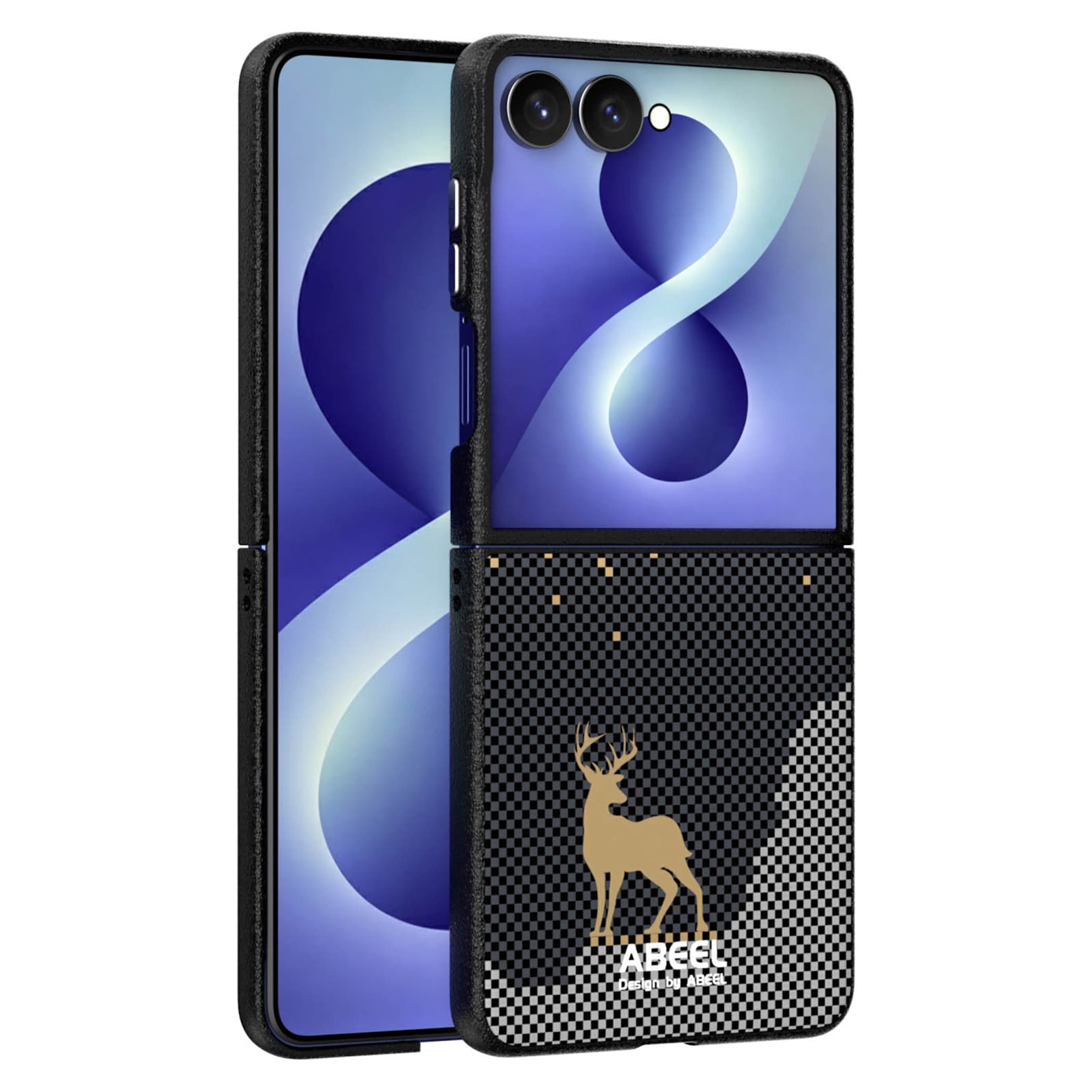 Handyh&uuml;lle Design PC f&uuml;r Samsung Galaxy Z Flip8 5G Motiv Muster Kameraschutz - Bild 1