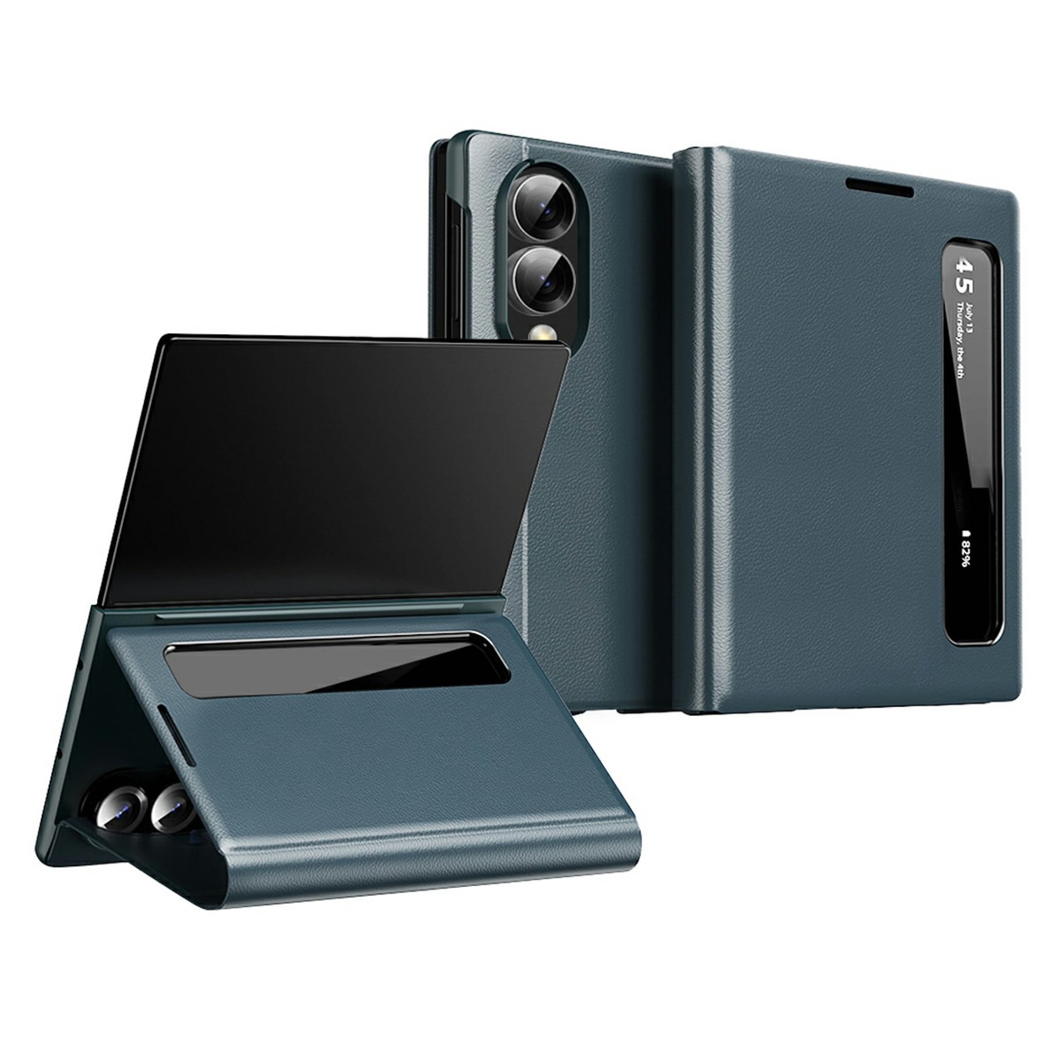 Handyh&uuml;lle Smart View Fenster f&uuml;r Samsung Galaxy Z Fold8 5G mit Wake UP Funktion - Bild 1