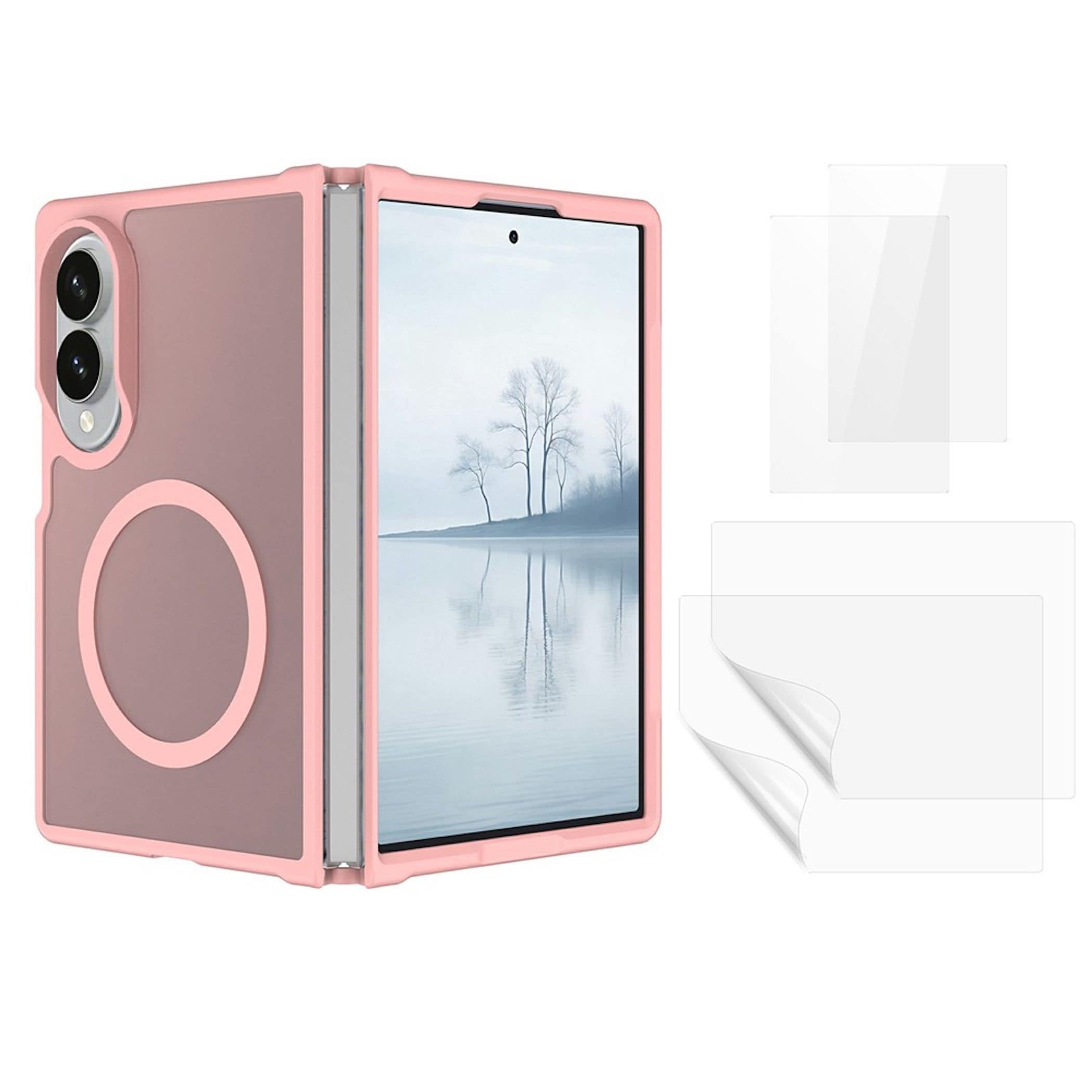 MagSafe H&uuml;lle + 2x Schutzglas + 2x Folie f&uuml;r Samsung Galaxy Z Fold8 5G Case Set - Bild 1