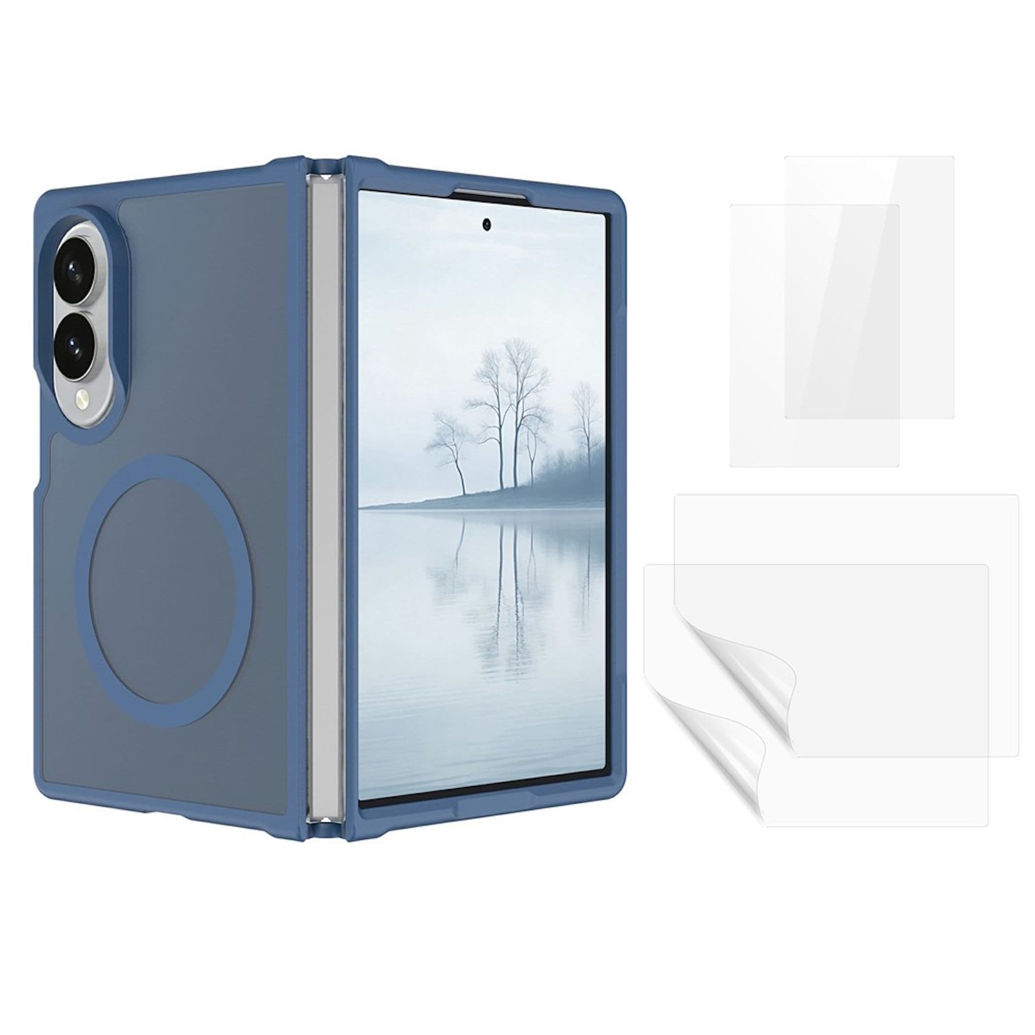 MagSafe H&uuml;lle + 2x Schutzglas + 2x Folie f&uuml;r Samsung Galaxy Z Fold8 / 8 Ultra - Bild 1