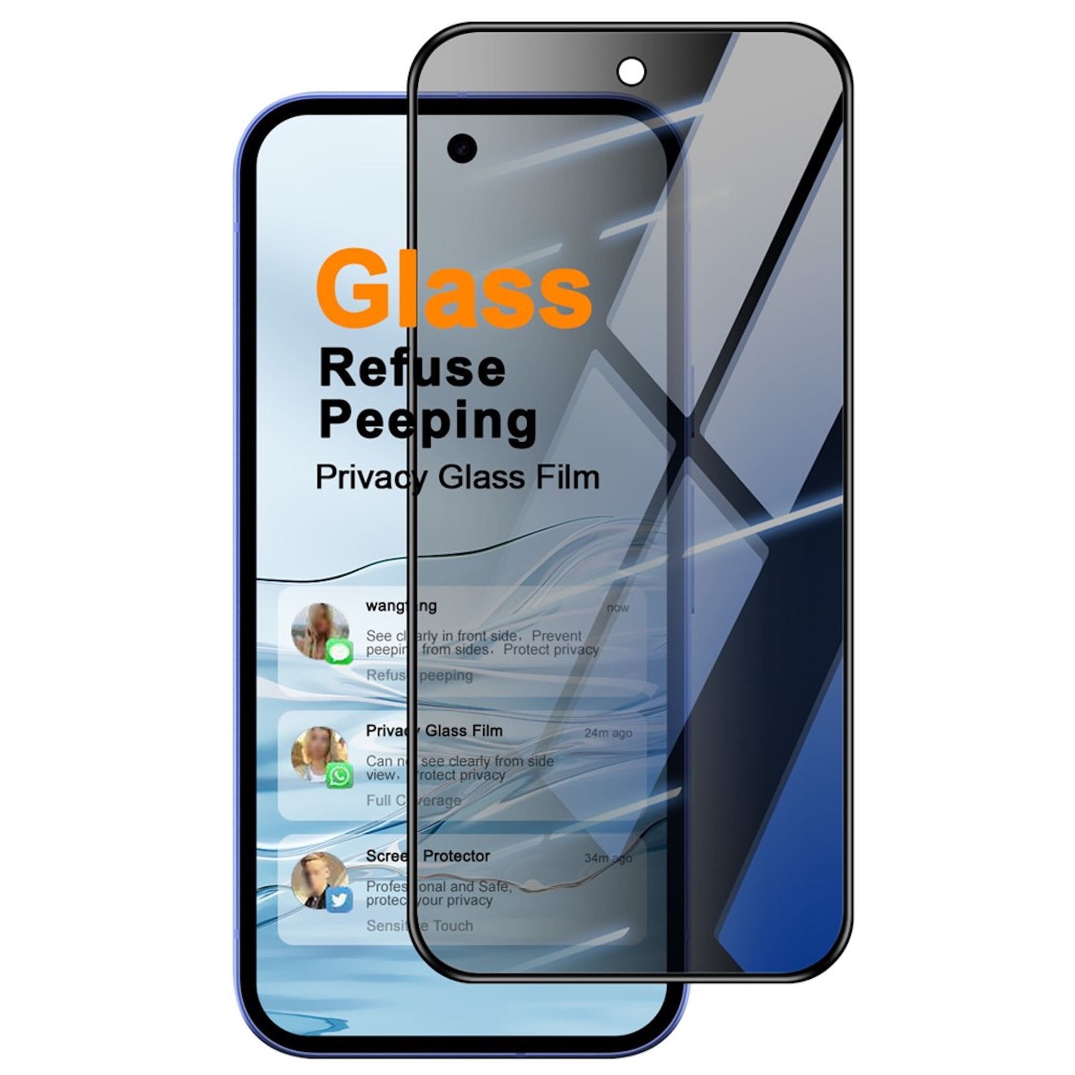 1x Privacy Schutzglas f&uuml;r Google Pixel 11 Pro Fold Displayschutz 9H Blickschutz - Bild 1