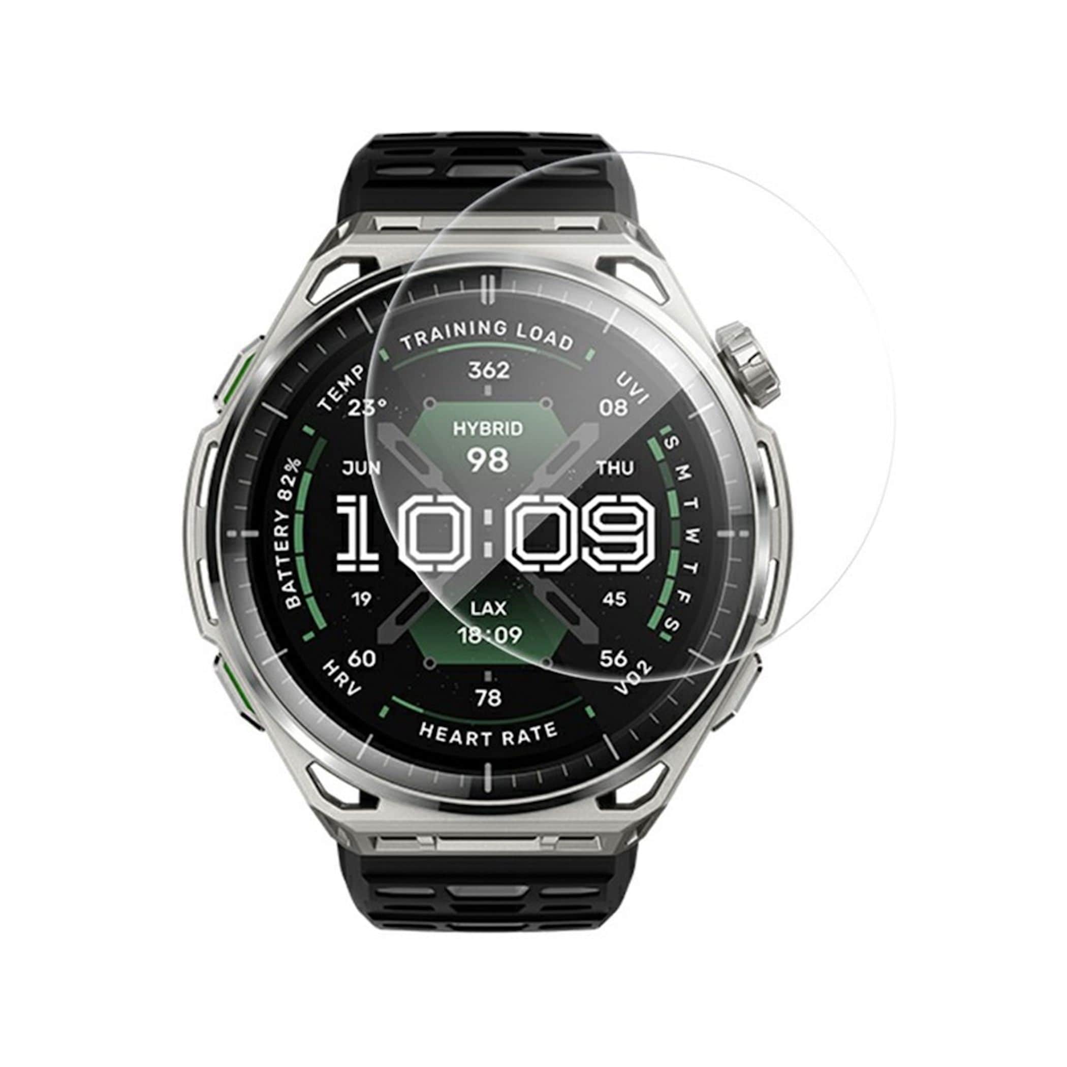 Smartwatch Display Schutzglas f&uuml;r Amazfit Balance 3 9H H&auml;rte kratzfest Hartglas - Bild 1