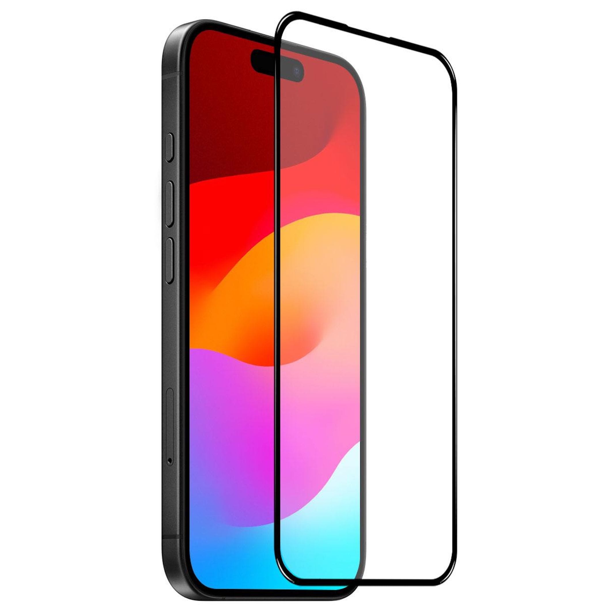 Full Cover Schutzglas f&uuml;r Apple iPhone 18 Pro Displayschutz 3D 9H Hartglas - Bild 1