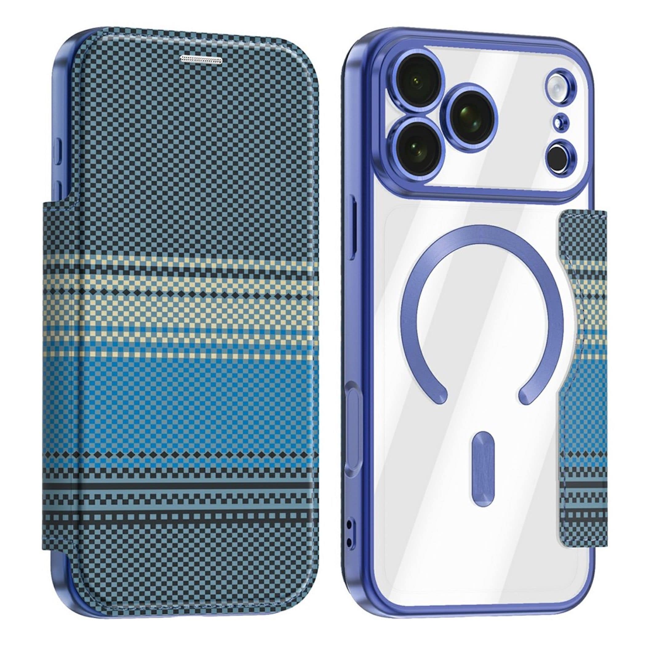 MagSafe Klapp Handyh&uuml;lle f&uuml;r iPhone 18 Pro & Max RFID Kameraschutz Design Case - Bild 1