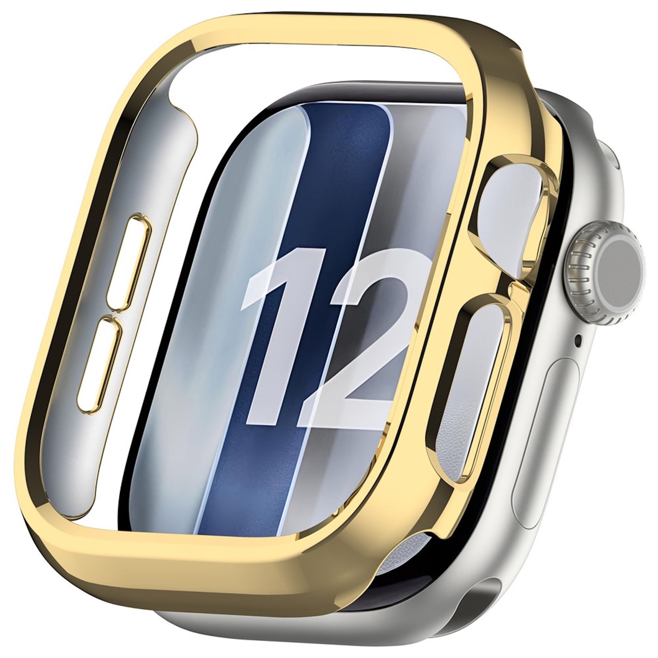 Smartwatch Kunststoff H&uuml;lle f&uuml;r Apple Watch Series 12 46mm / 42mm Schutz Geh&auml;use - Bild 1