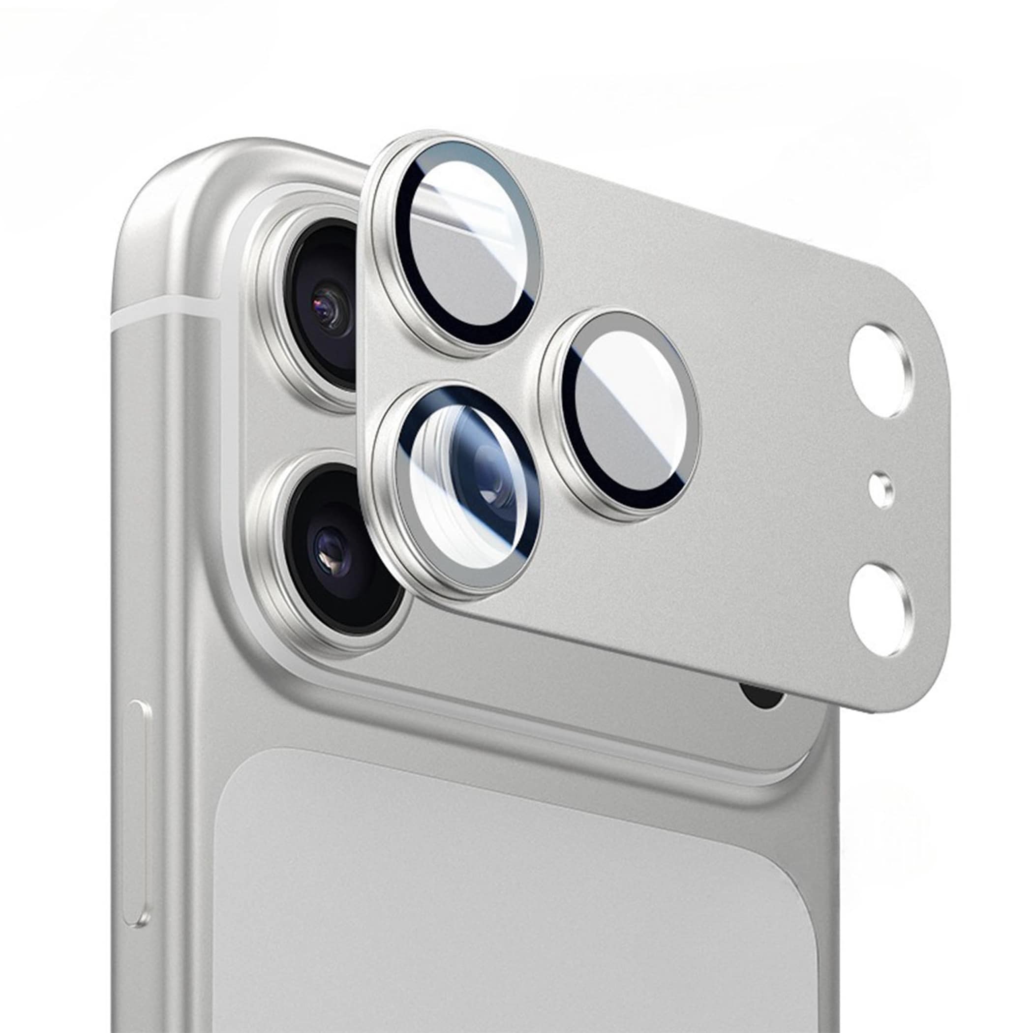 3D Kamera Schutzglas Apple Phone 18 Pro Max 9H Linsen Aluminium Komplettschutz - Bild 1