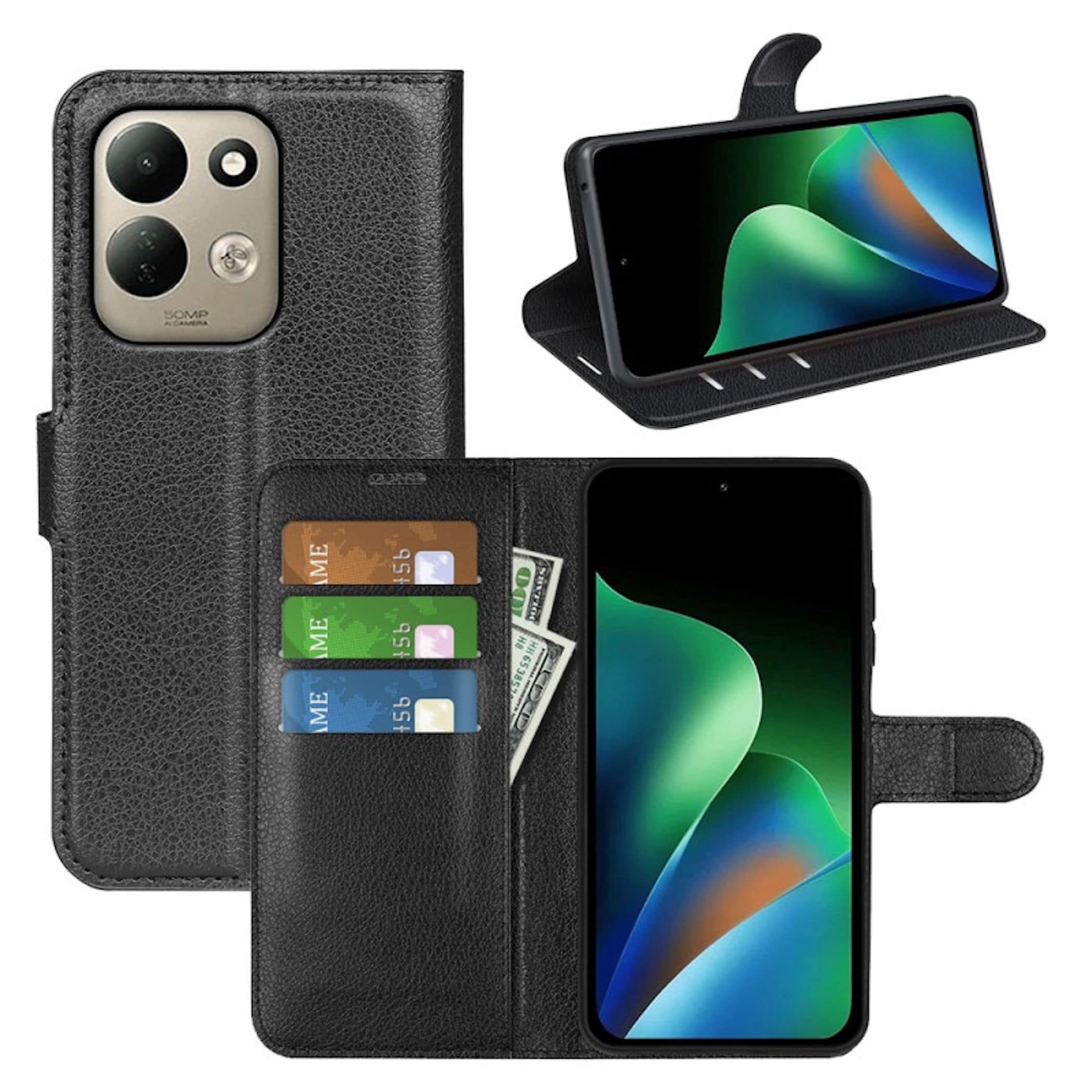 Handy H&uuml;lle Klapph&uuml;lle f&uuml;r Xiaomi Redmi 17 5G / 4G Kunstleder Book Wallet Tasche - Bild 1