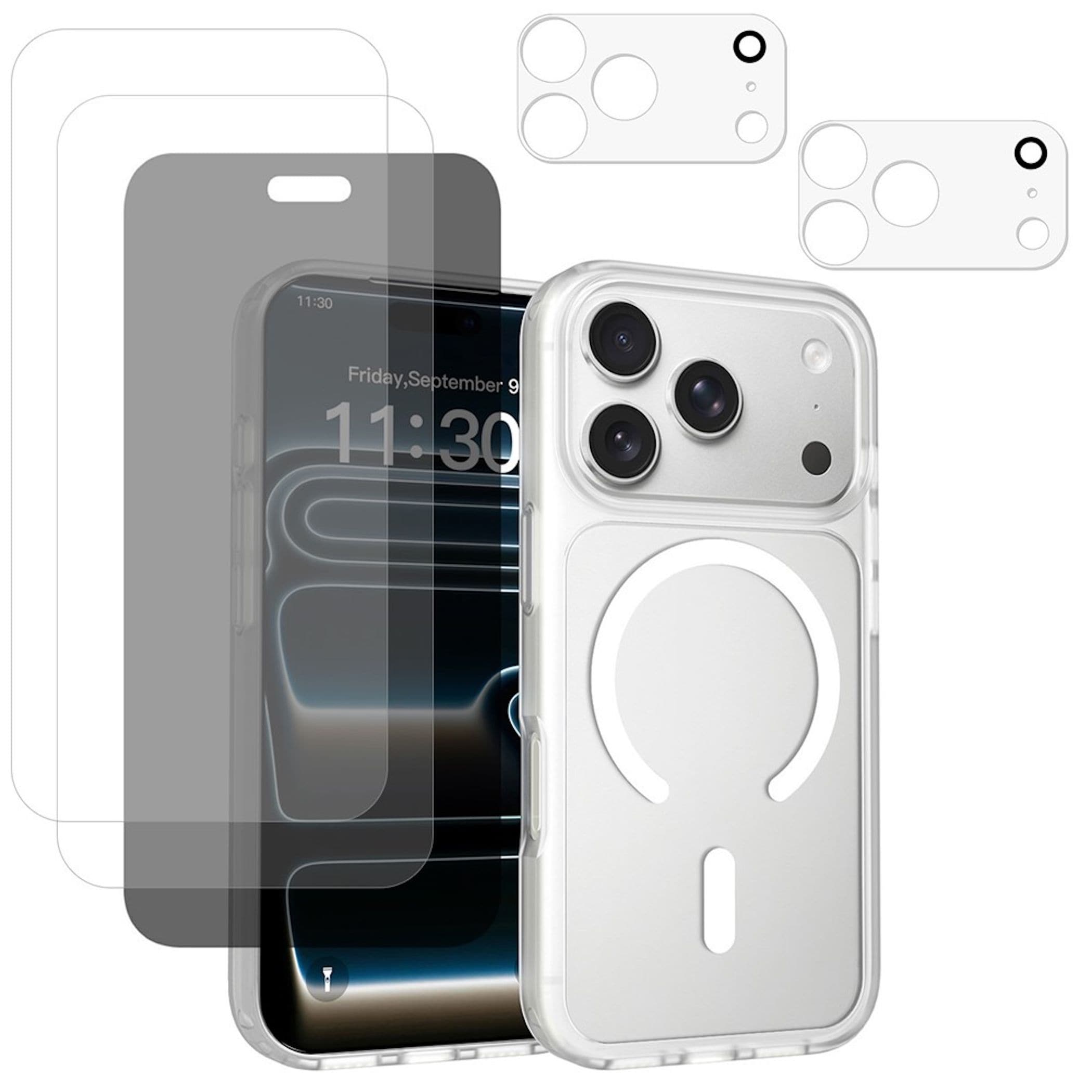 MagSafe H&uuml;lle f&uuml;r Apple iPhone 18 Pro Max Panzerfolie Schutzglas Kameraschutz - Bild 1