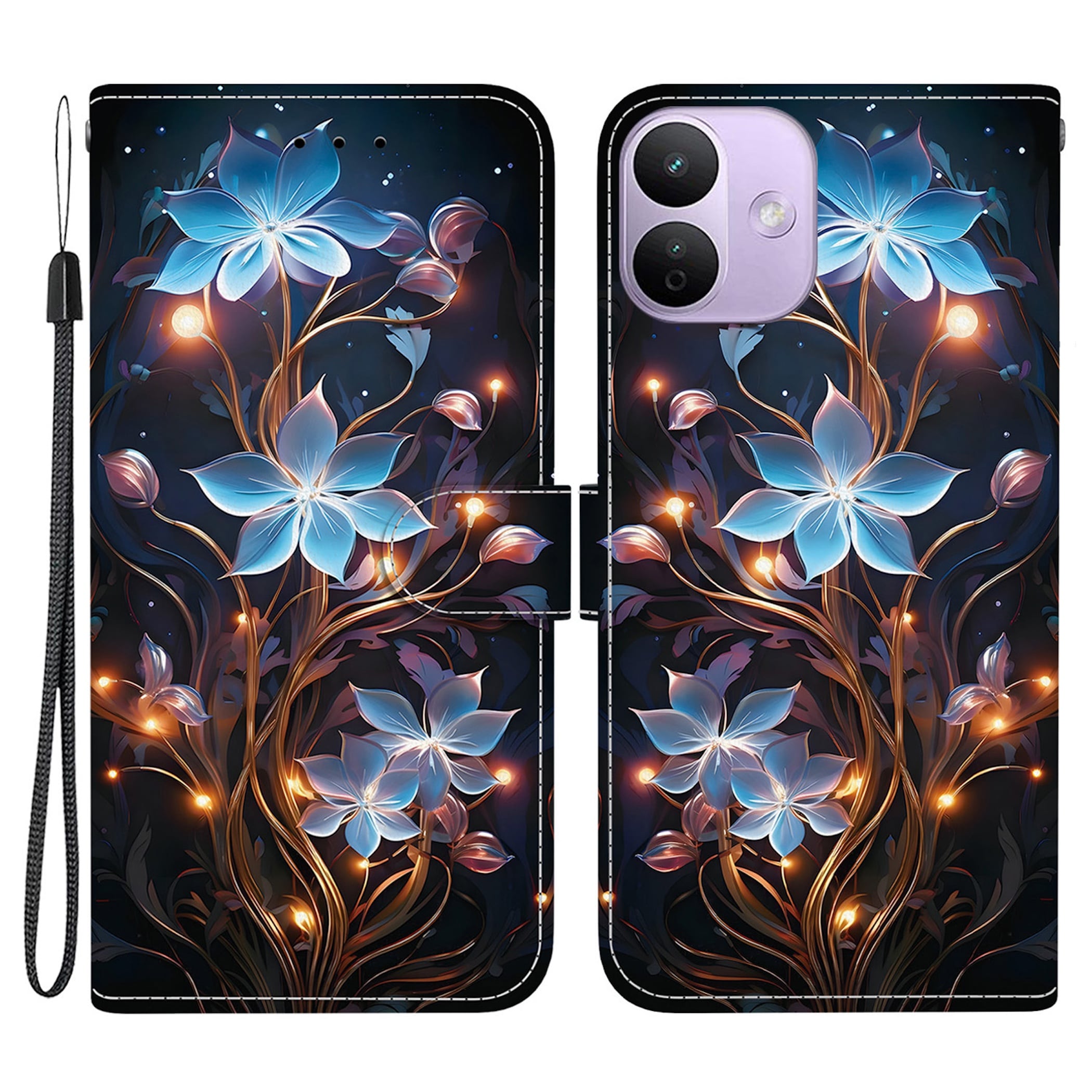 Handyh&uuml;lle Klapp Tasche f&uuml;r Xiaomi Redmi Note 17 Pro 5G Kunstleder Book Design - Bild 1