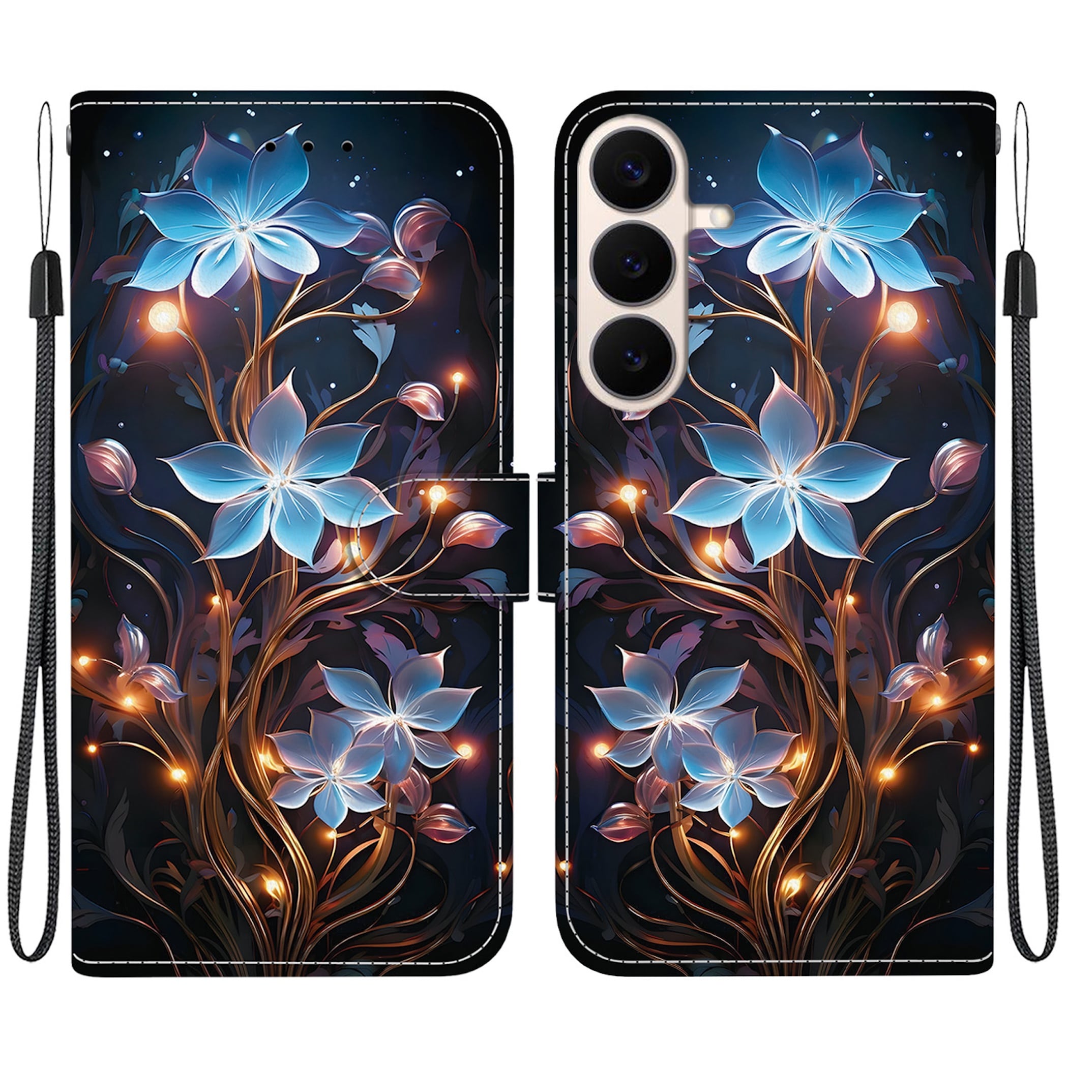 Handyh&uuml;lle Klapp Tasche f&uuml;r Samsung Galaxy S26 FE Kunstleder Book Design - Bild 1