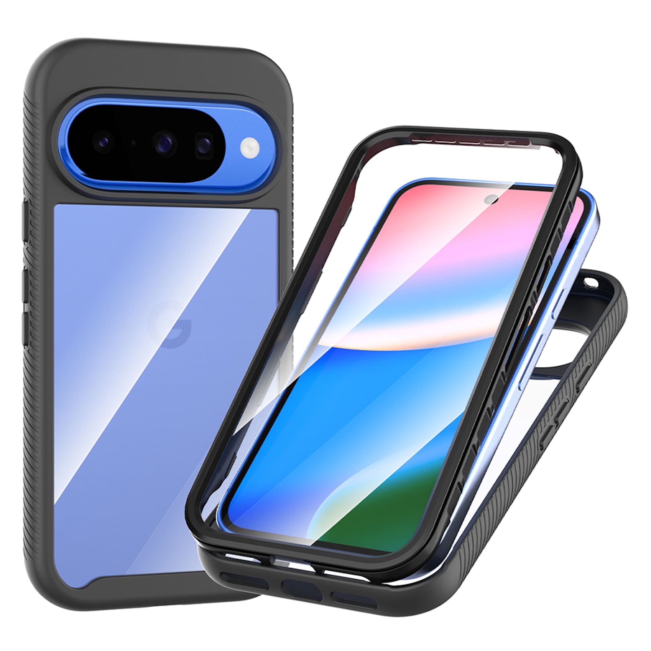 360 Grad Handyh&uuml;lle f&uuml;r Google Pixel 11 / 11 Pro Display Folie & Kameraschutz - Bild 1