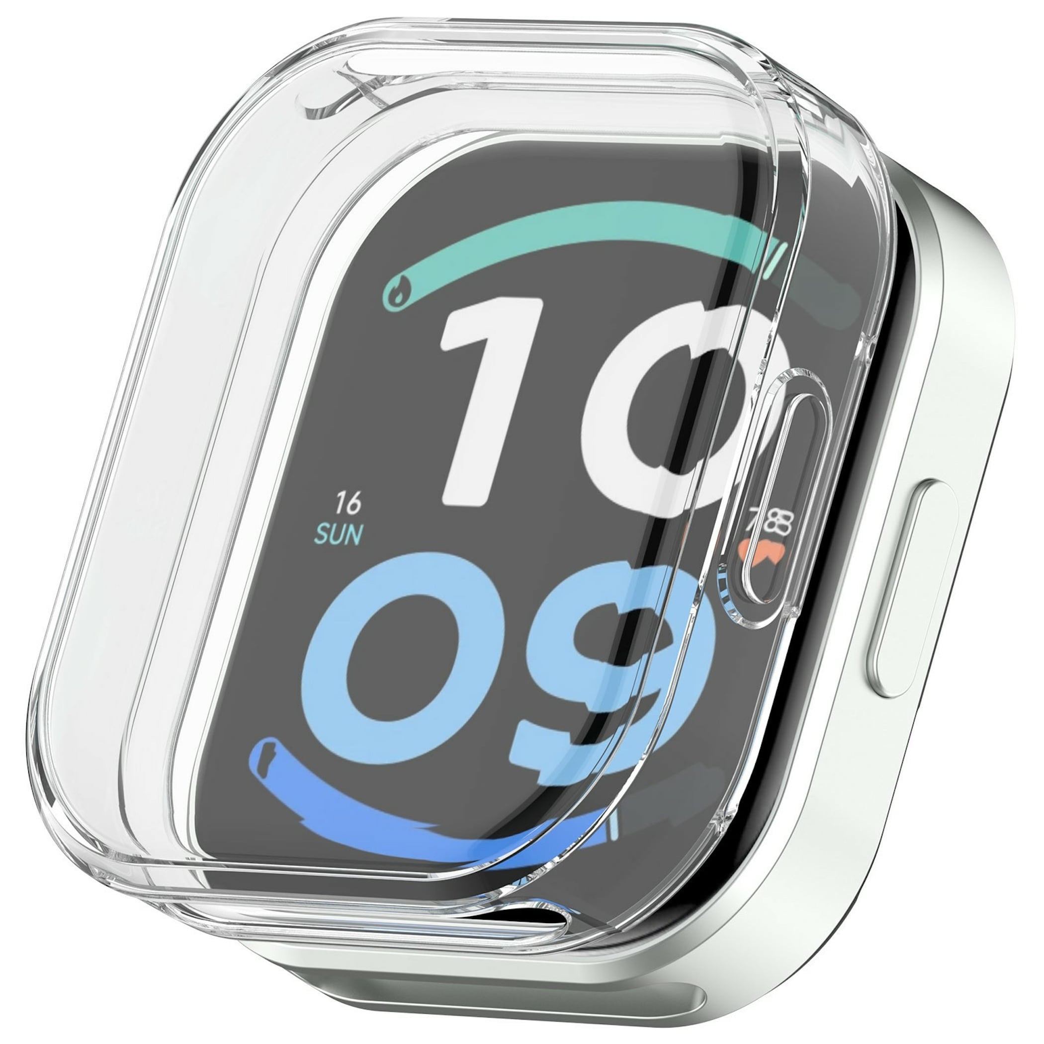 Smartwatch TPU H&uuml;lle Xiaomi Redmi Watch 6 Active Full Displayschutz Transparent - Bild 1