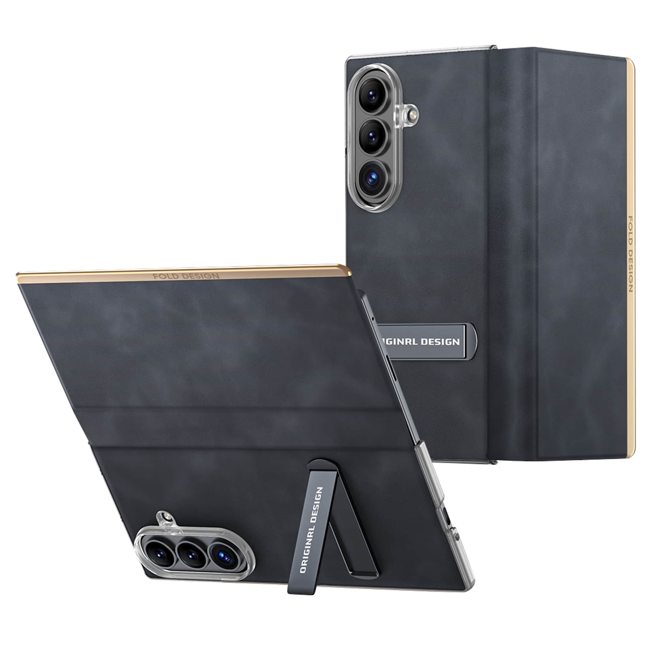 Handyh&uuml;lle f&uuml;r Samsung Galaxy Z Fold8 Ultra 5G aufstellbare Tasche Kick St&auml;nder - Bild 1