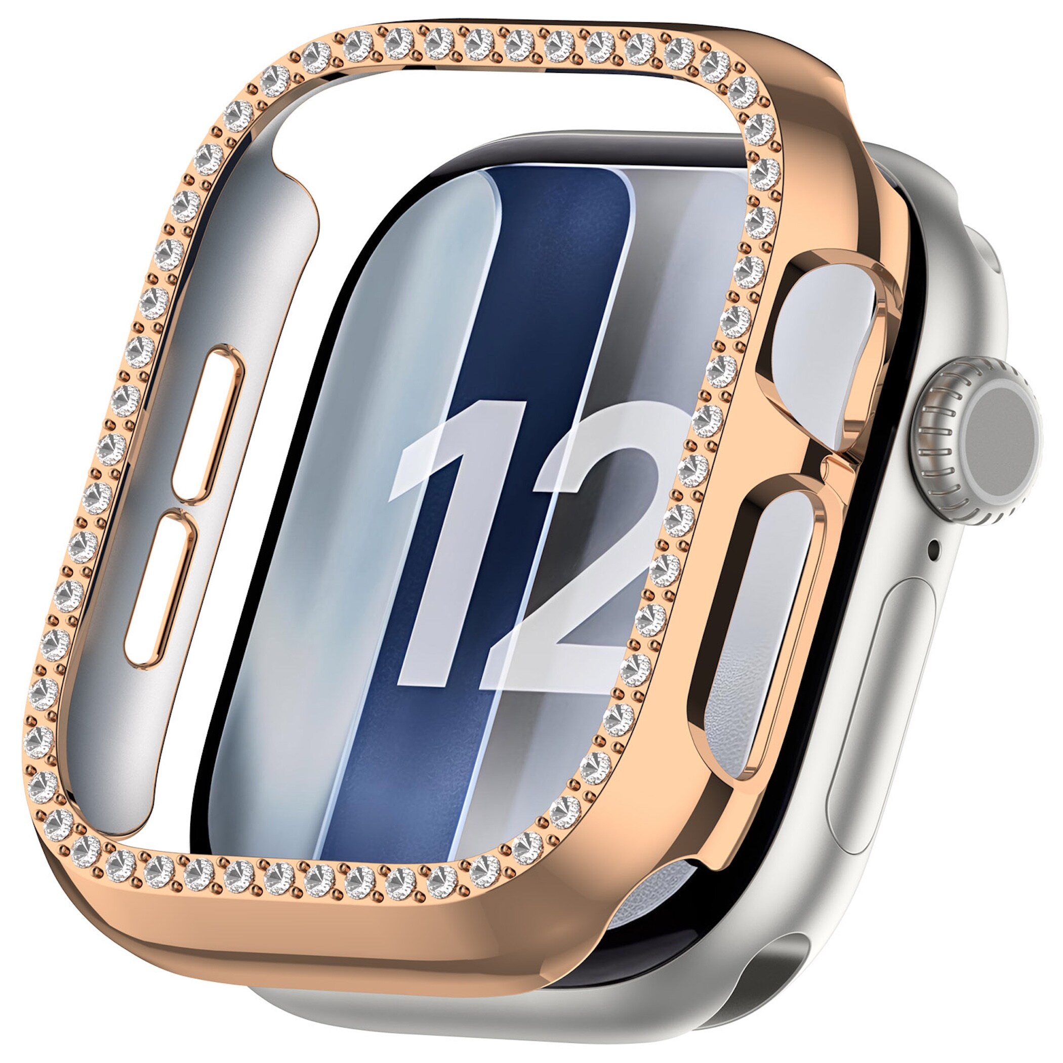 Smartwatch Kunststoff H&uuml;lle f&uuml;r Apple Watch Series 12 46mm / 42mm Schutz Geh&auml;use - Bild 1