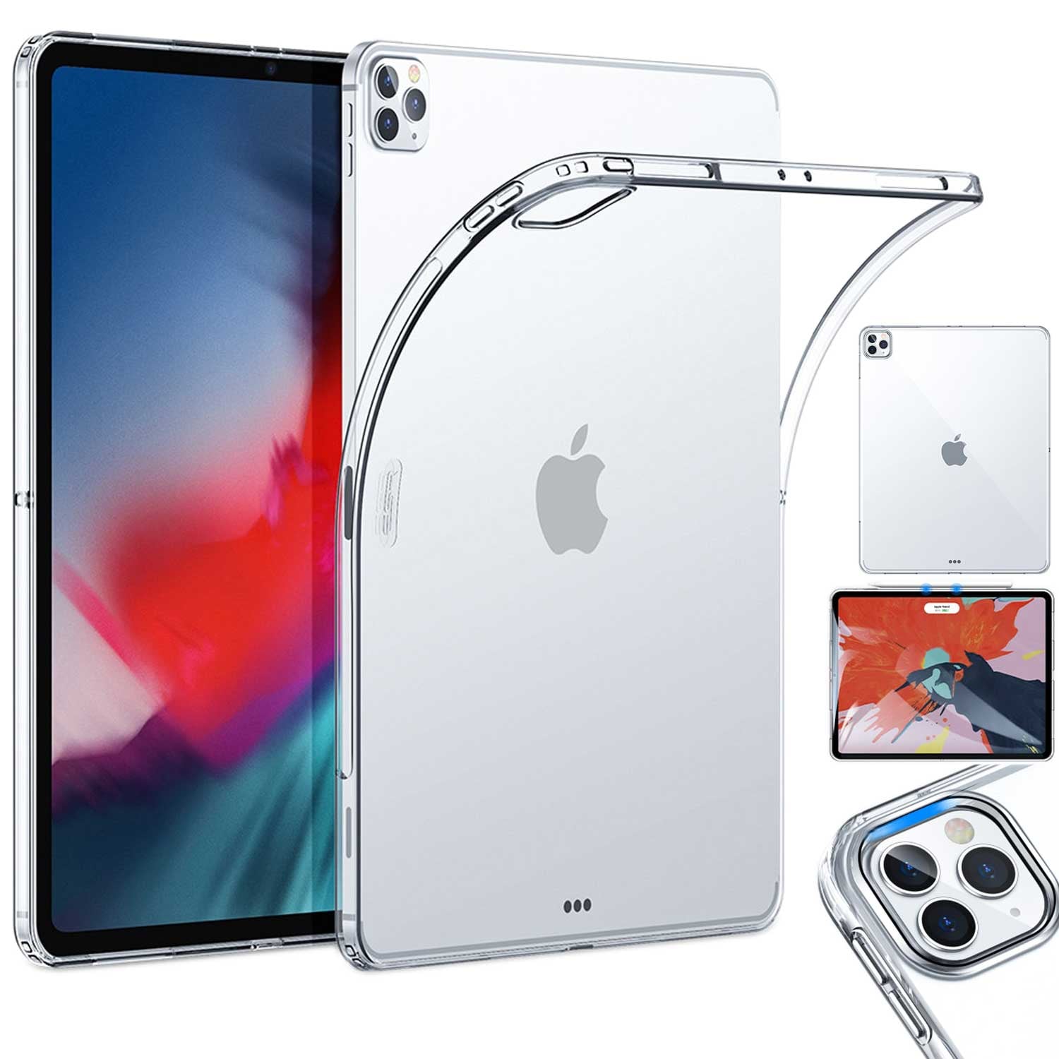 F&uuml;r Apple iPad Air 11 2025 / 2024 / Pro 11.0 2022 / 2021 Transparent H&uuml;lle TPU - Bild 1