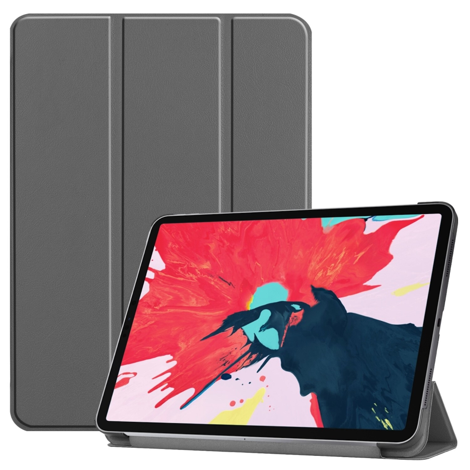 F&uuml;r Apple iPad Air 11 2025 / 2024 / Pro 11.0 2022 Smart Cover Grau - Bild 1