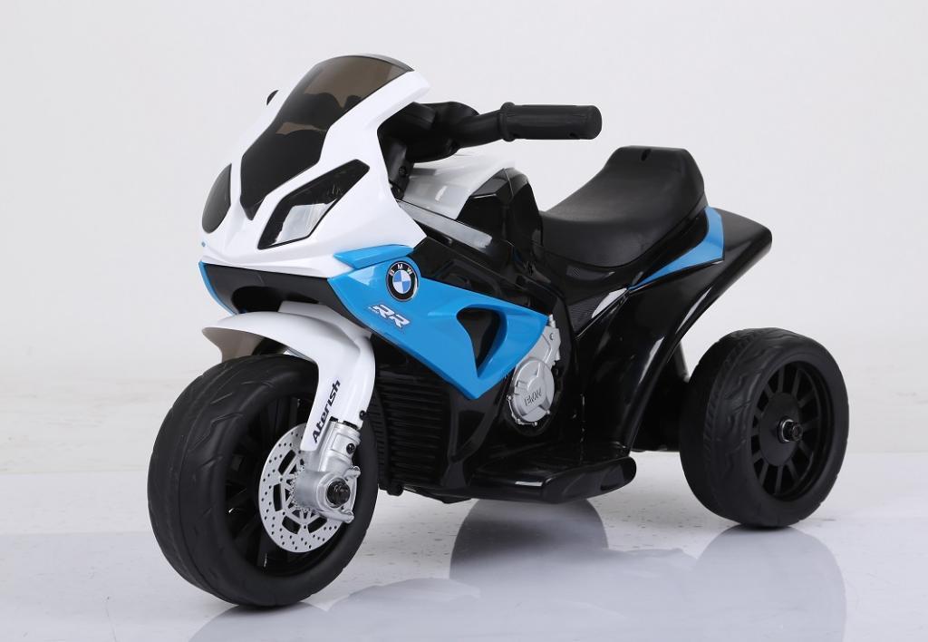 Kinder Elektromotorrad Bmw Kindermotorrad Dreirad Elektro Lizenz Blau - Bild 1