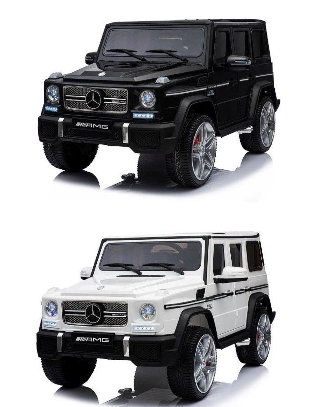 Kinder Gel&auml;ndewagen Mercedes Benz G65 Premium Xxl Amg Fernbedienung Mp3 2x45W Schwarz - Bild 1