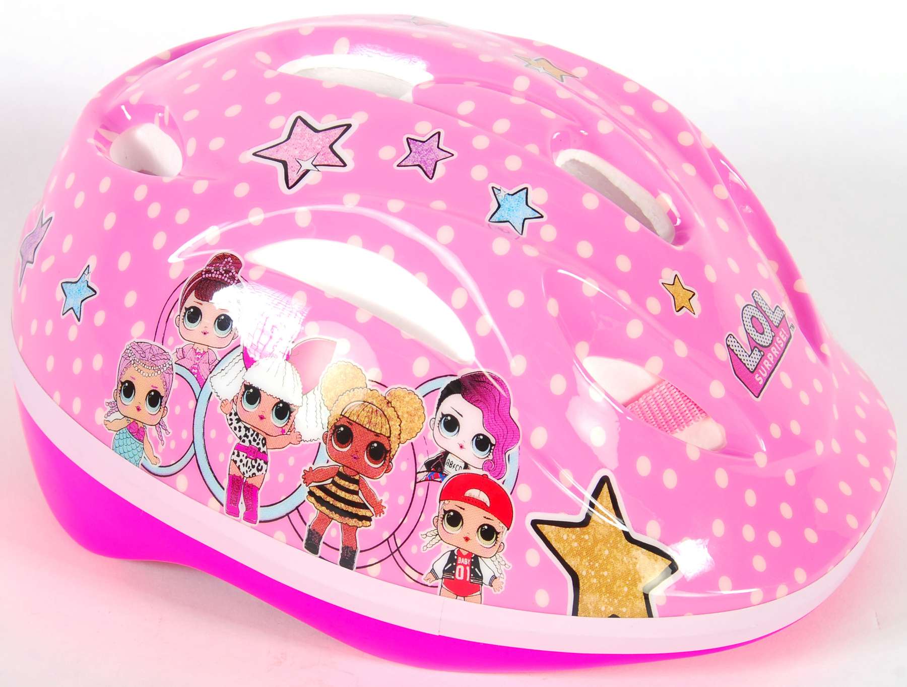 LOL Kinder Helm Fahrradhelm Deluxe M&auml;dchen pink - Bild 1