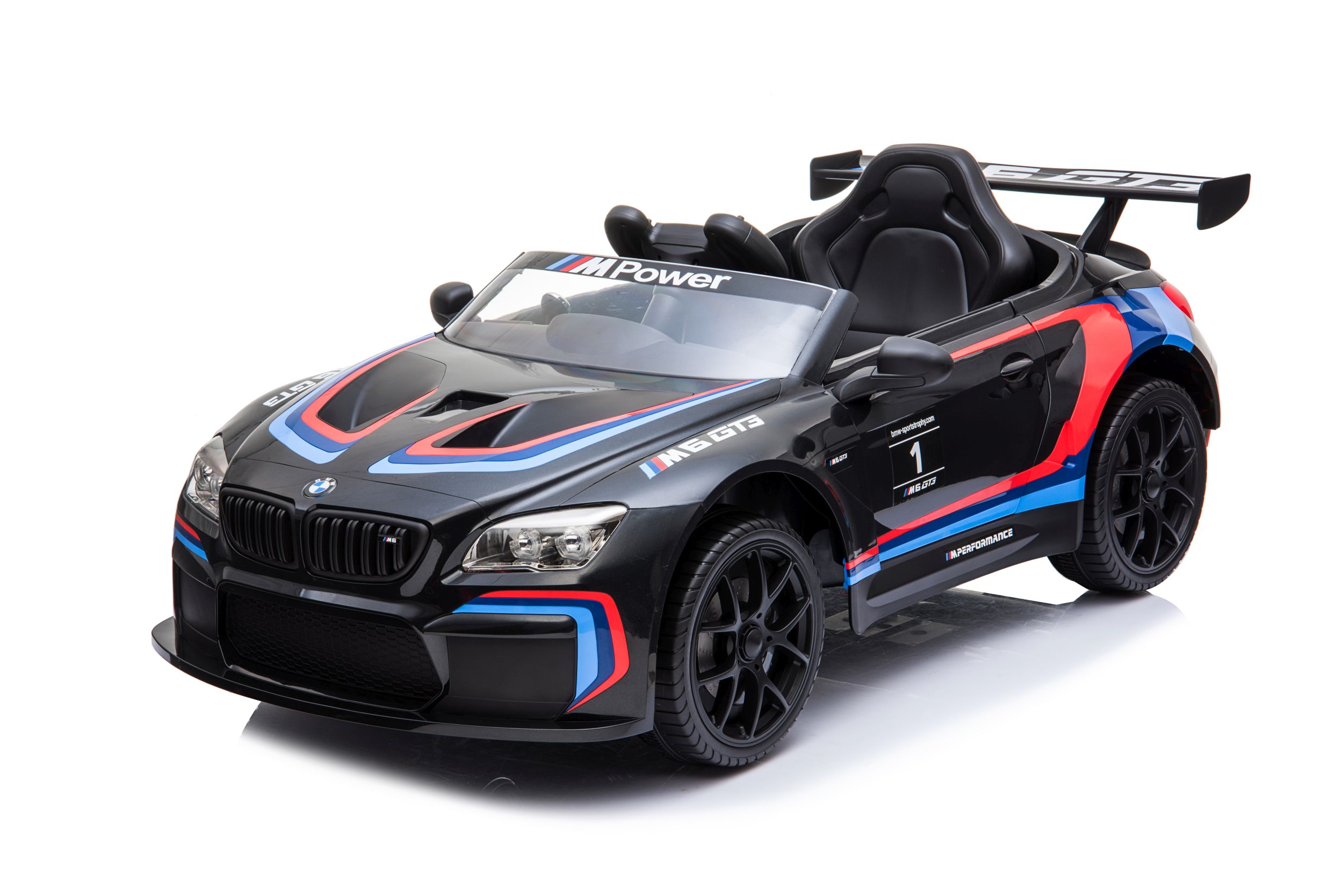 Kinder Elektroauto Bmw M6 Gt3 Auto Mp3 Usb RC Bluetooth Eva Leder Sitz - Bild 1