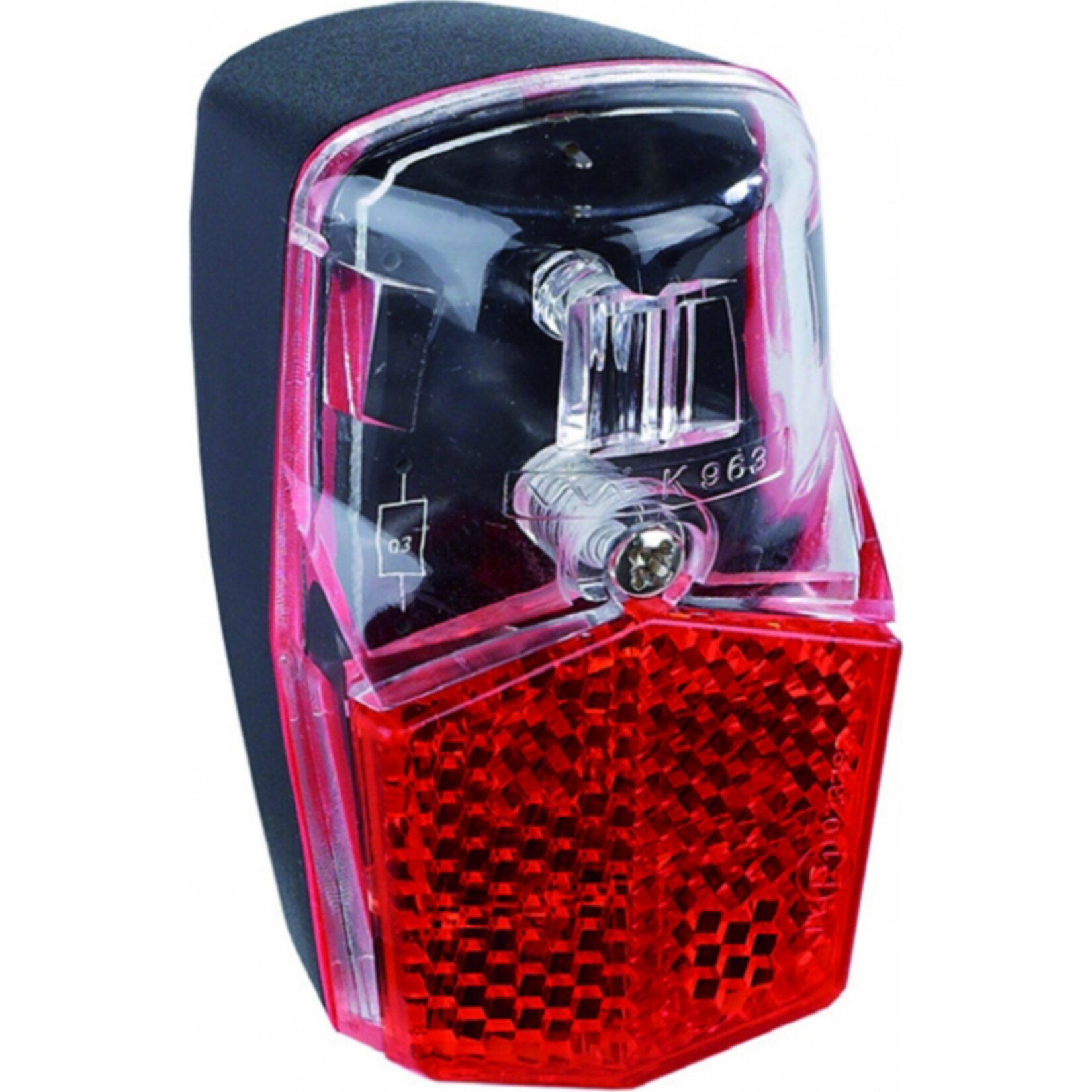 Fahrrad LED R&uuml;cklicht f&uuml;r Schutzblech-Montage Standlicht Naben-Dynamo FL12 - Bild 1