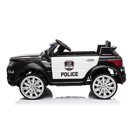 Kinderfahrzeug Elektro Auto Kinder Polizei Design 12V 2x35W 2,4Ghz MP3 Sirene 