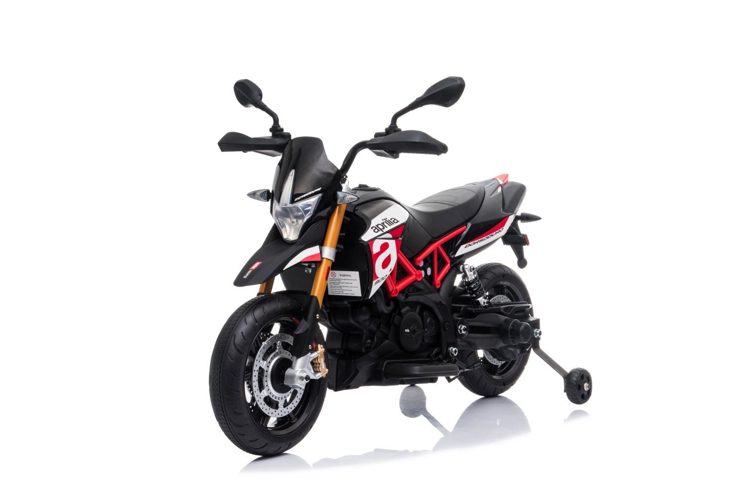 Aprilia Dorsoduro 900 Elektro Kinder Motorrad Mp3 12V Kindermotorrad  EVA Reifen - Bild 1