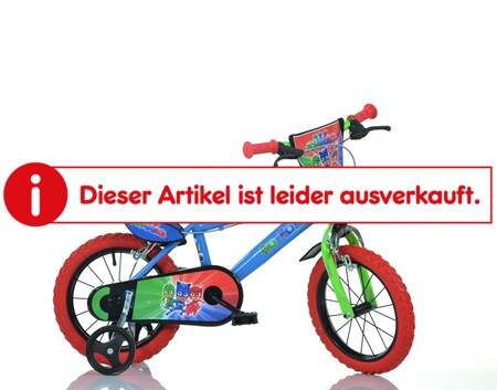 14 Pj Masks Kinderfahrrad Jungenfahrrad 14 Zoll Kinderrad mit Stützrädern  online kaufen bei Netto